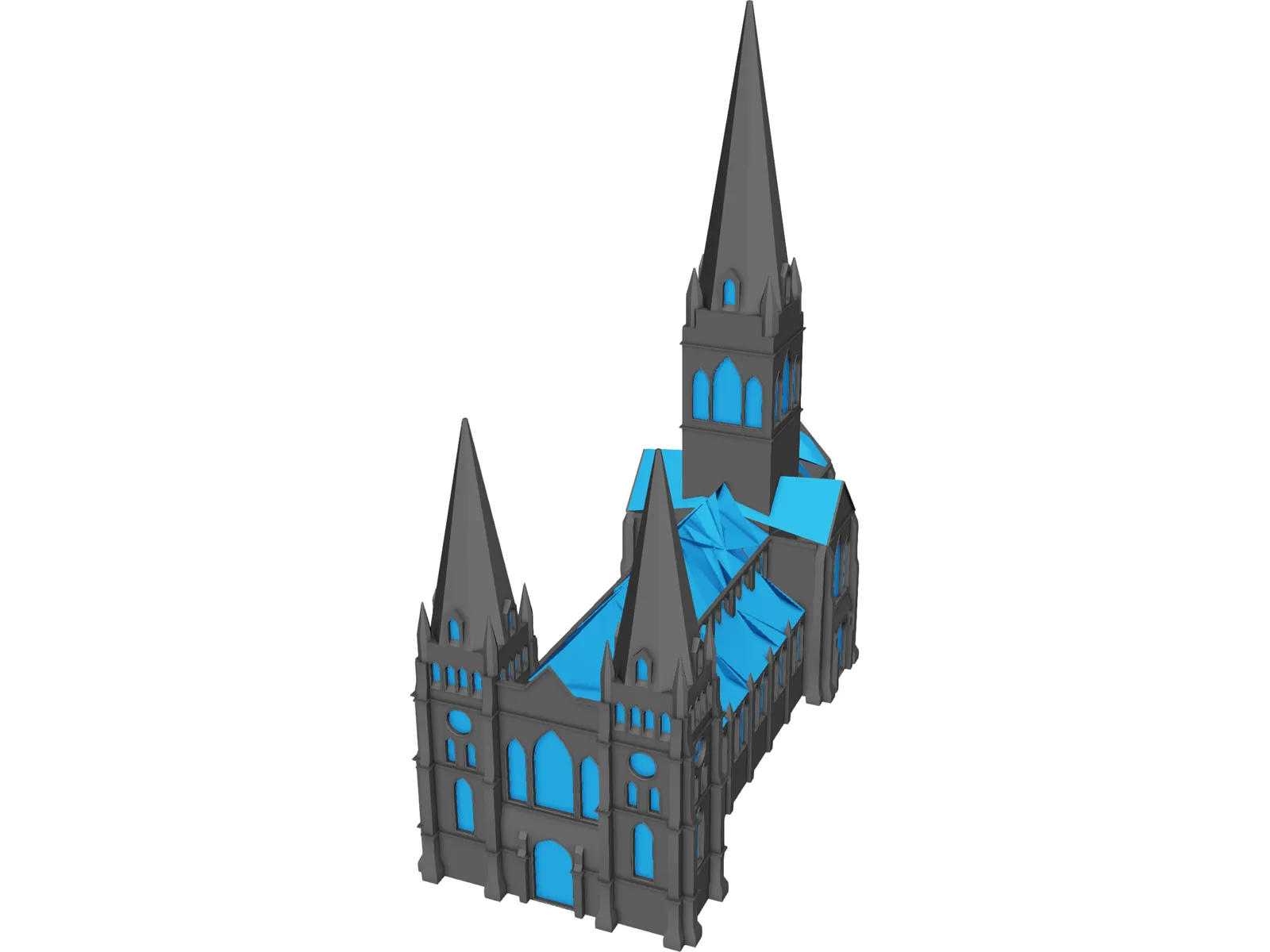 St. Pauls Cathedral 3D Model main preview