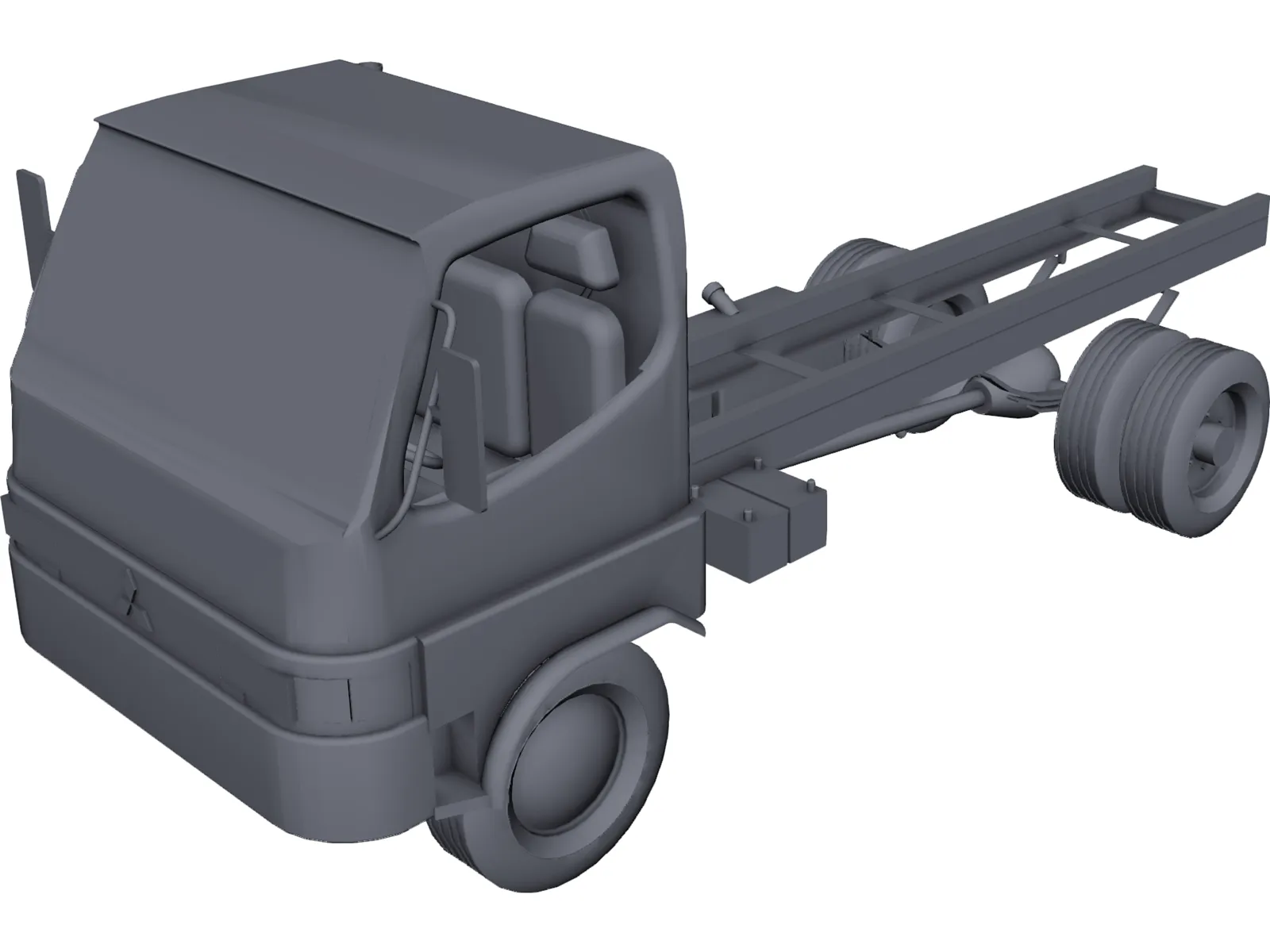 Mitsubishi Canter 659 3D Model main preview