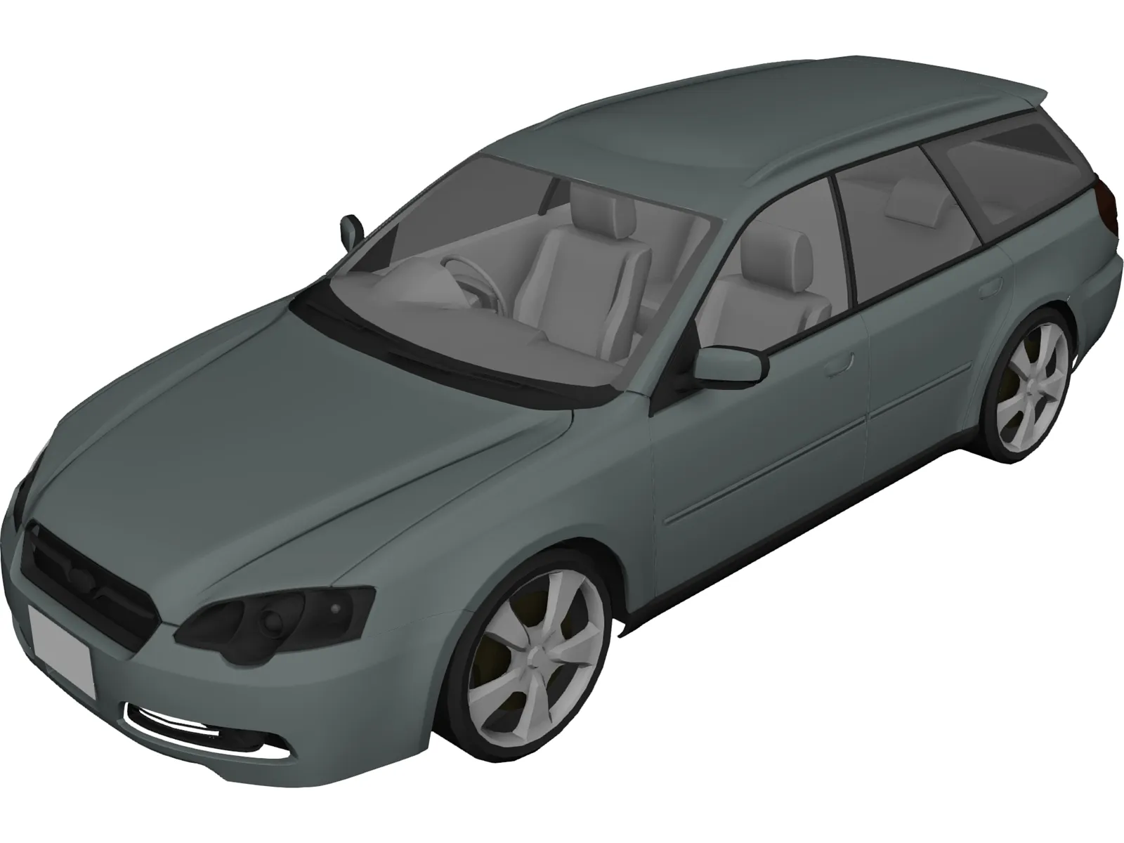 Subaru Outback 3D Model main preview