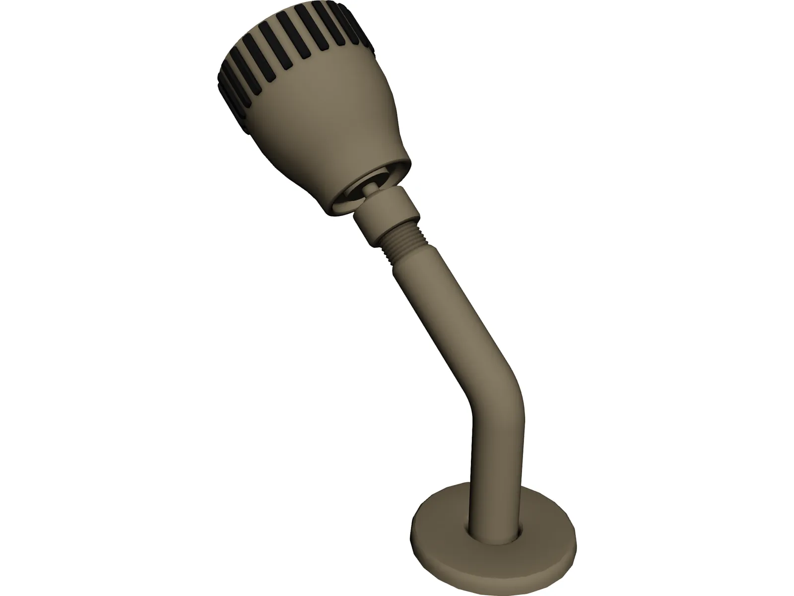 Showerhead 3D Model main preview