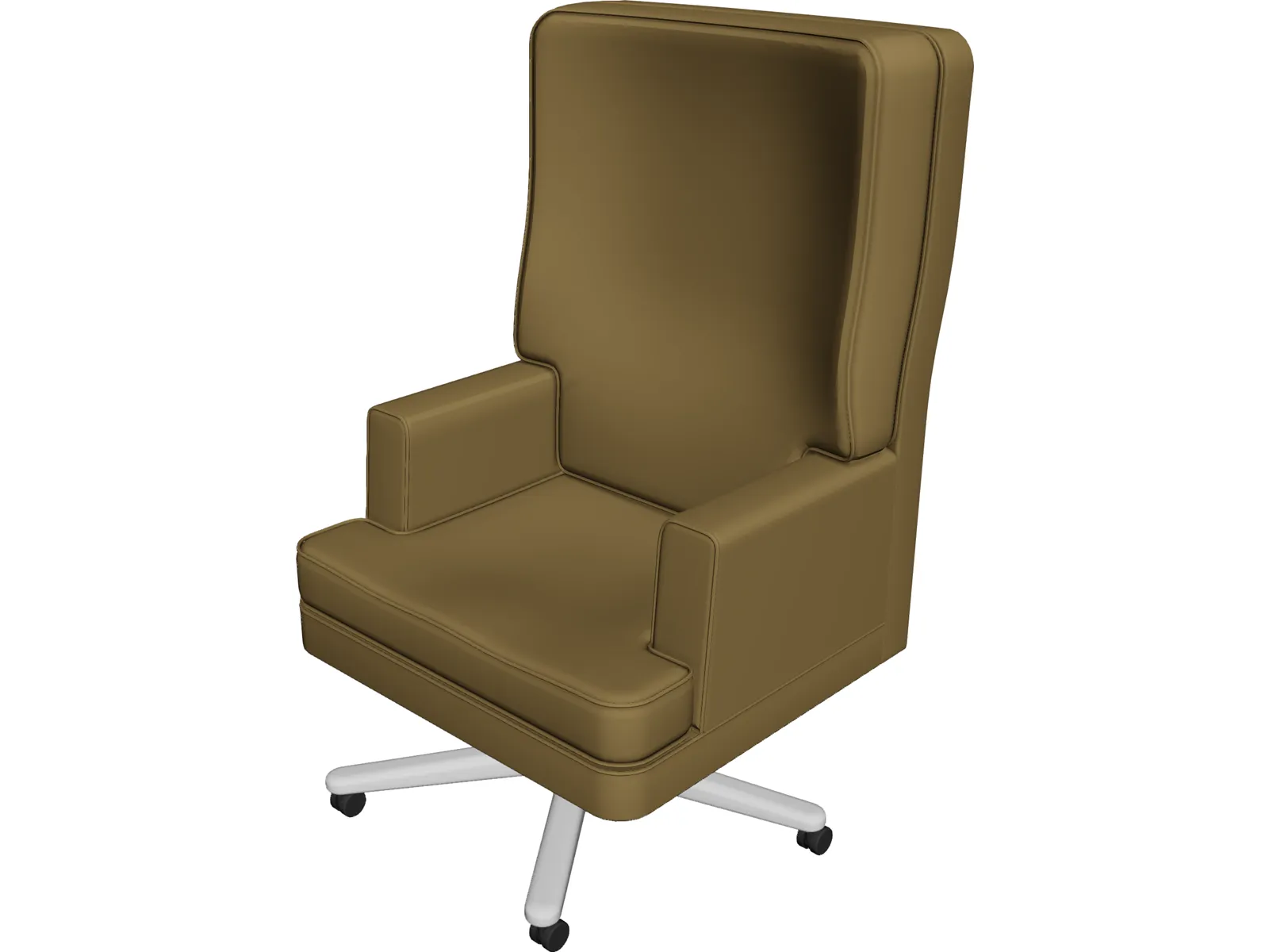 Chair Executive 3D Model main preview