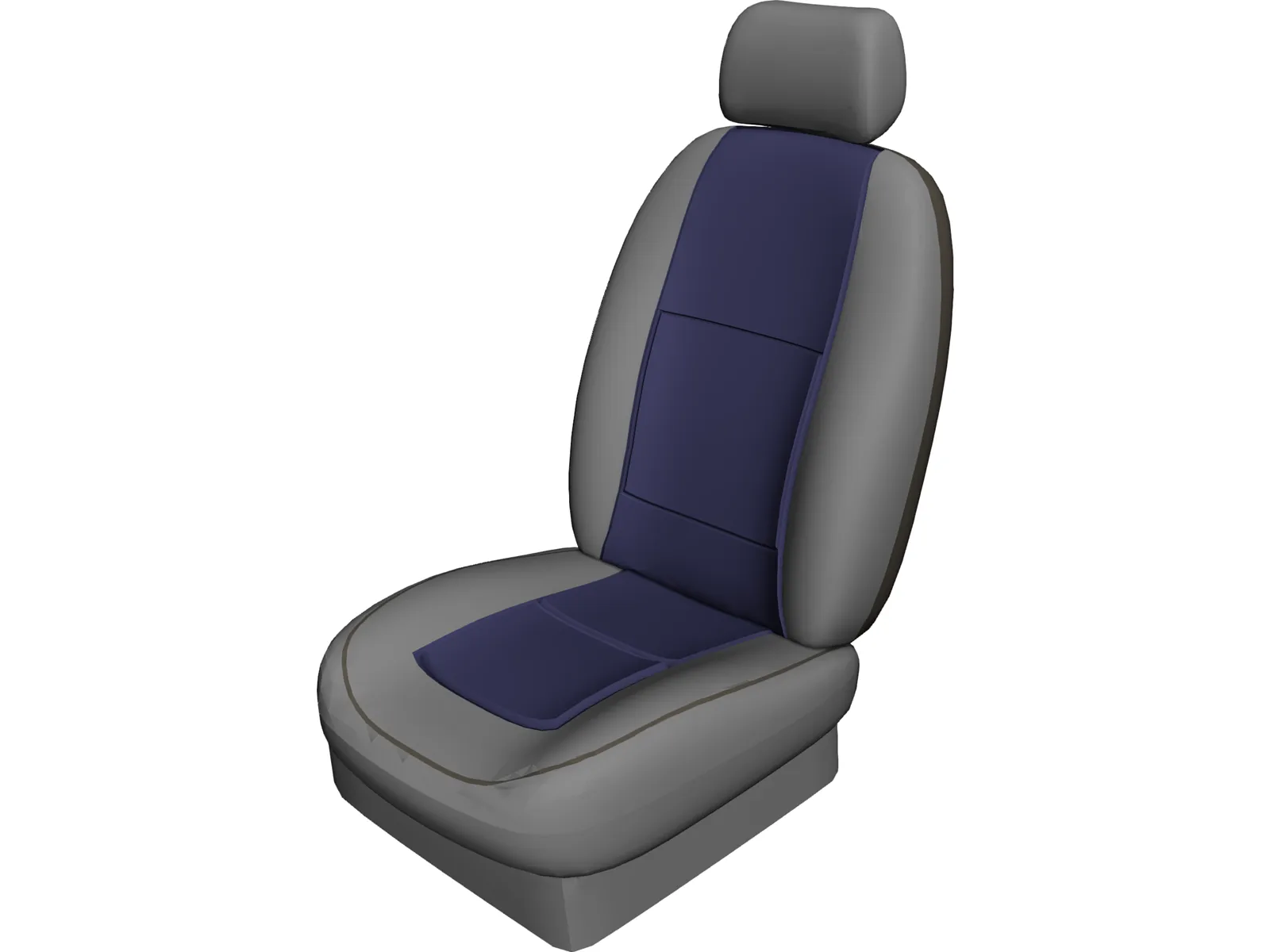Car Seat 3D Model main preview
