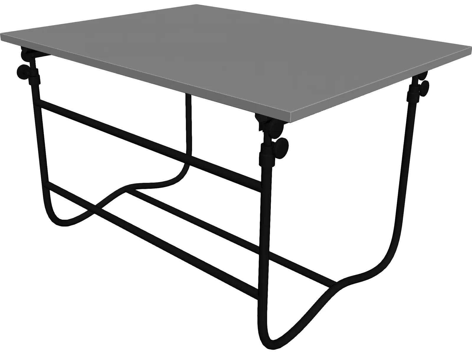 Table Drafting 3D Model main preview