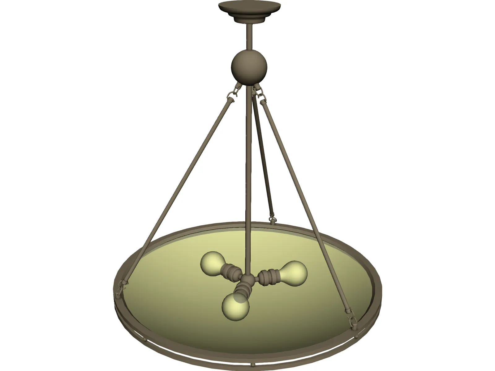 Lamp Hanging 3D Model main preview