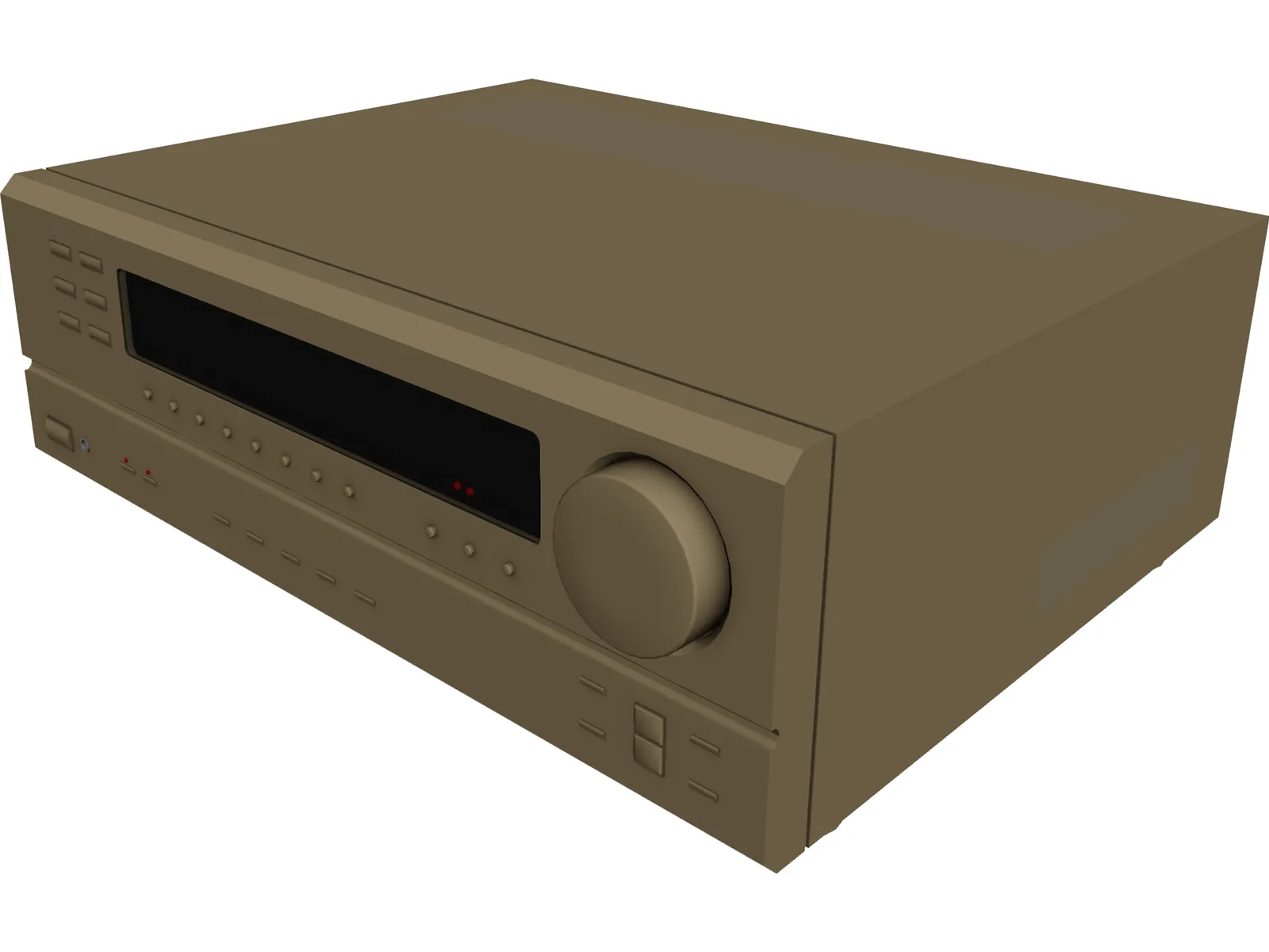 Denon Amplifier 3D Model main preview
