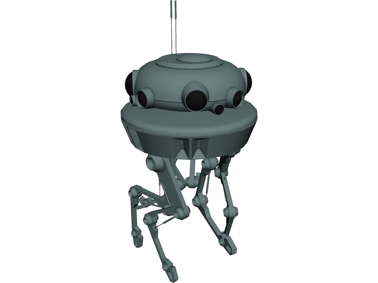 E-Droid 3D Model main preview
