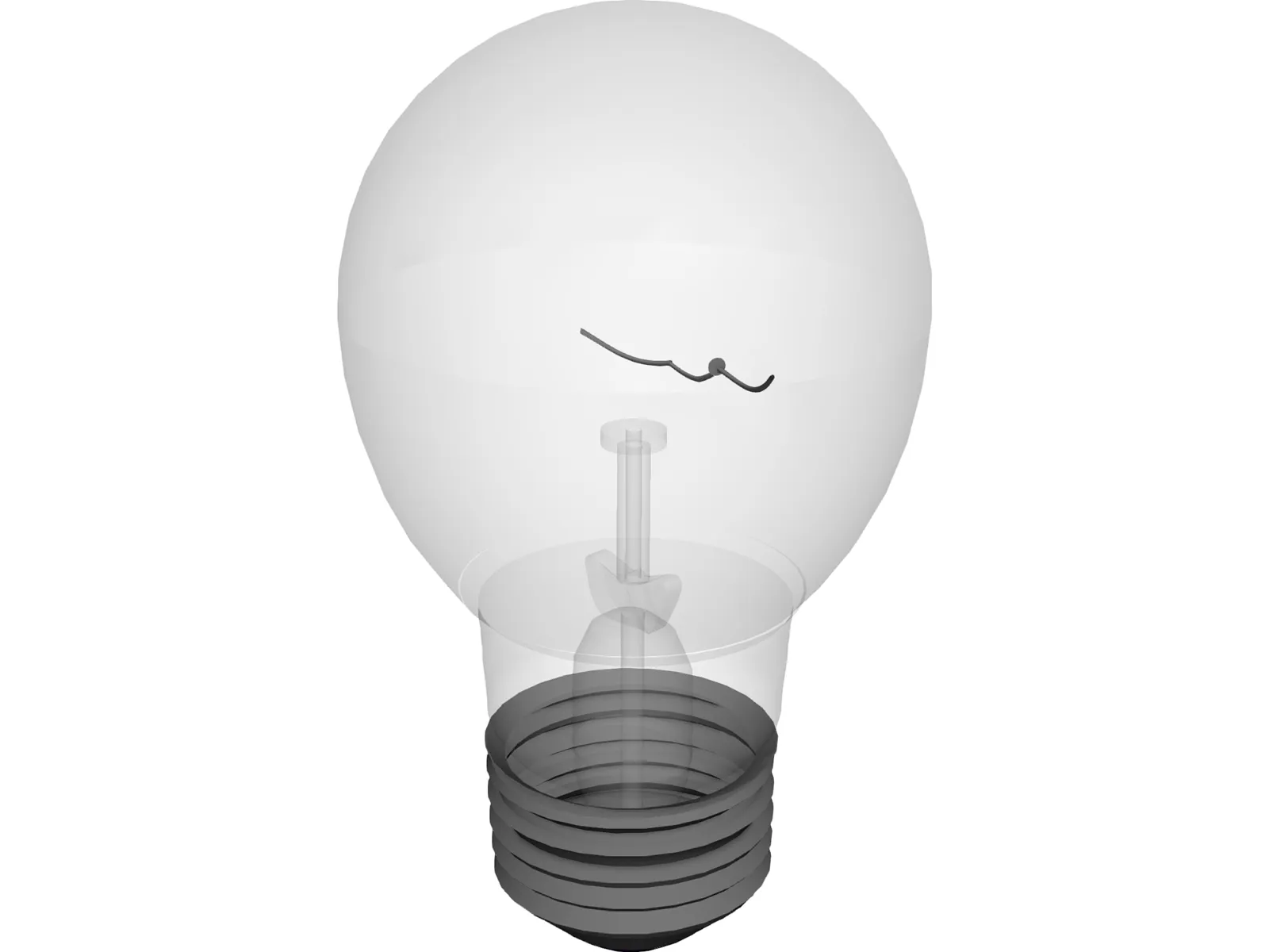 Light Bulb 3D Model main preview