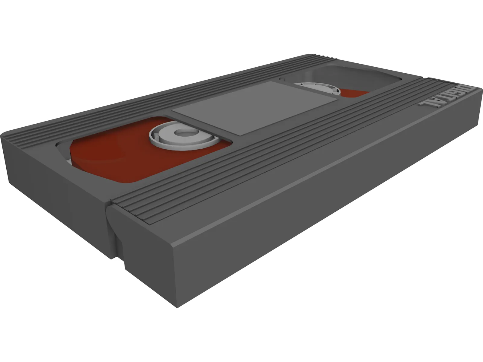 Videotape Digital 3D Model main preview