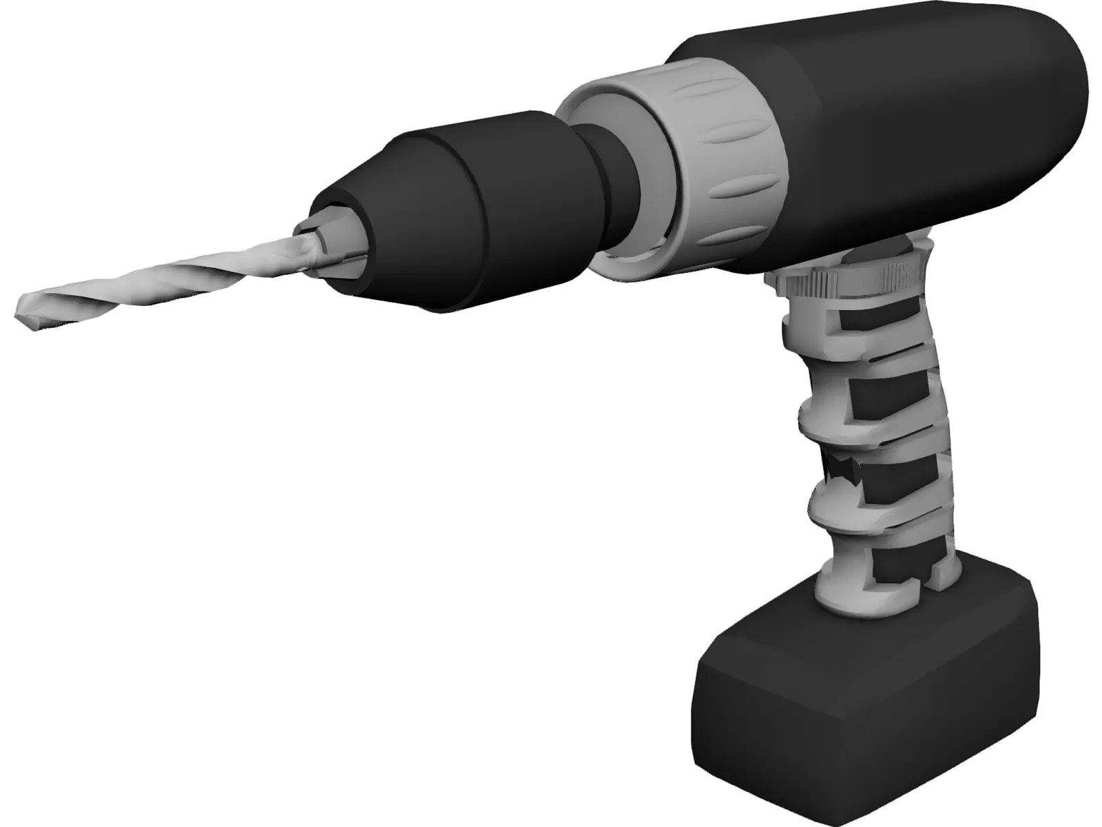 Drill Cordless 3D Model main preview