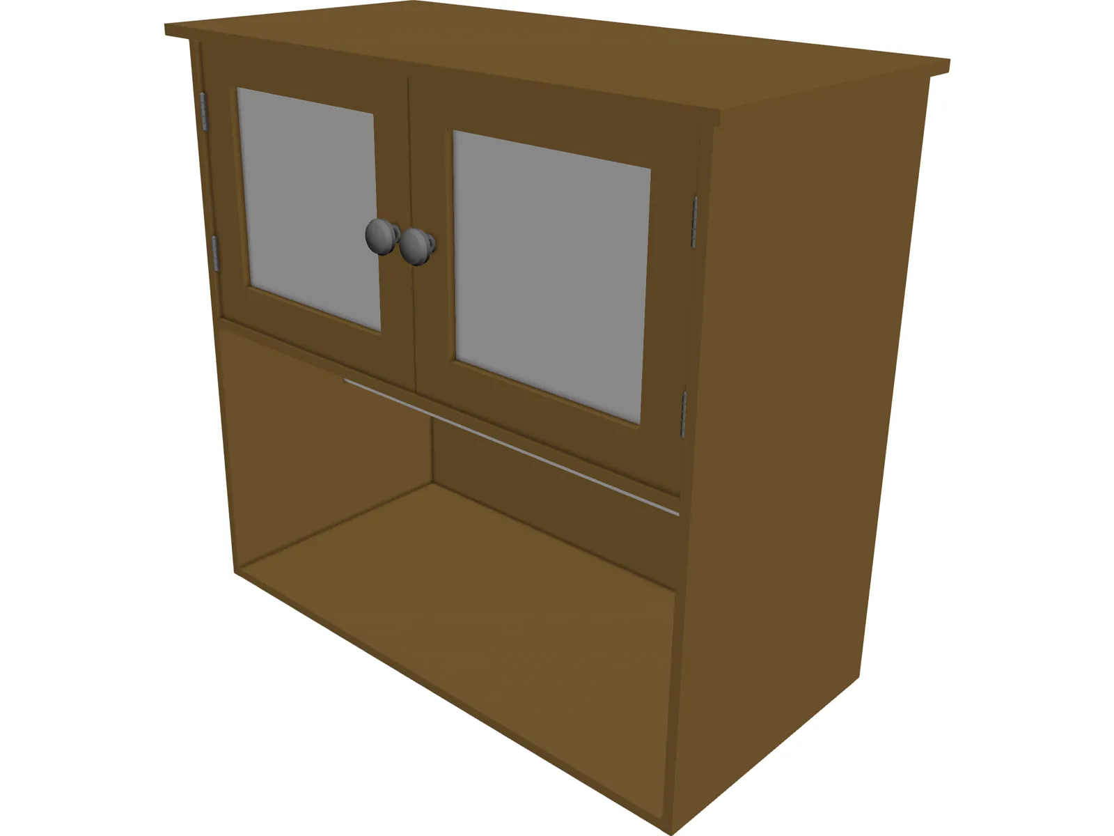 Bathroom Cabinet 3D Model main preview
