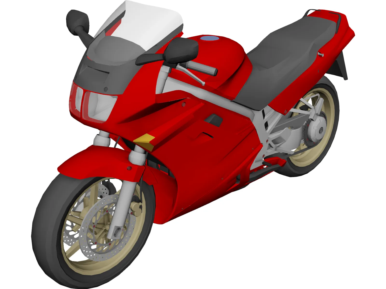 Honda VFR750RC36 3D Model main preview