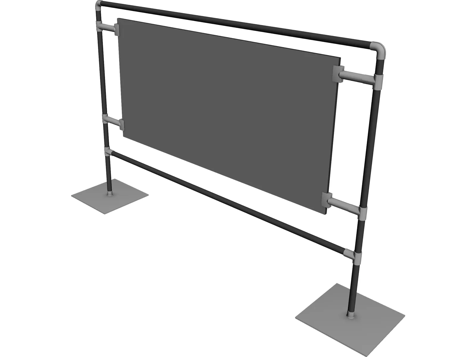 Graphics Display Panel 3D Model main preview