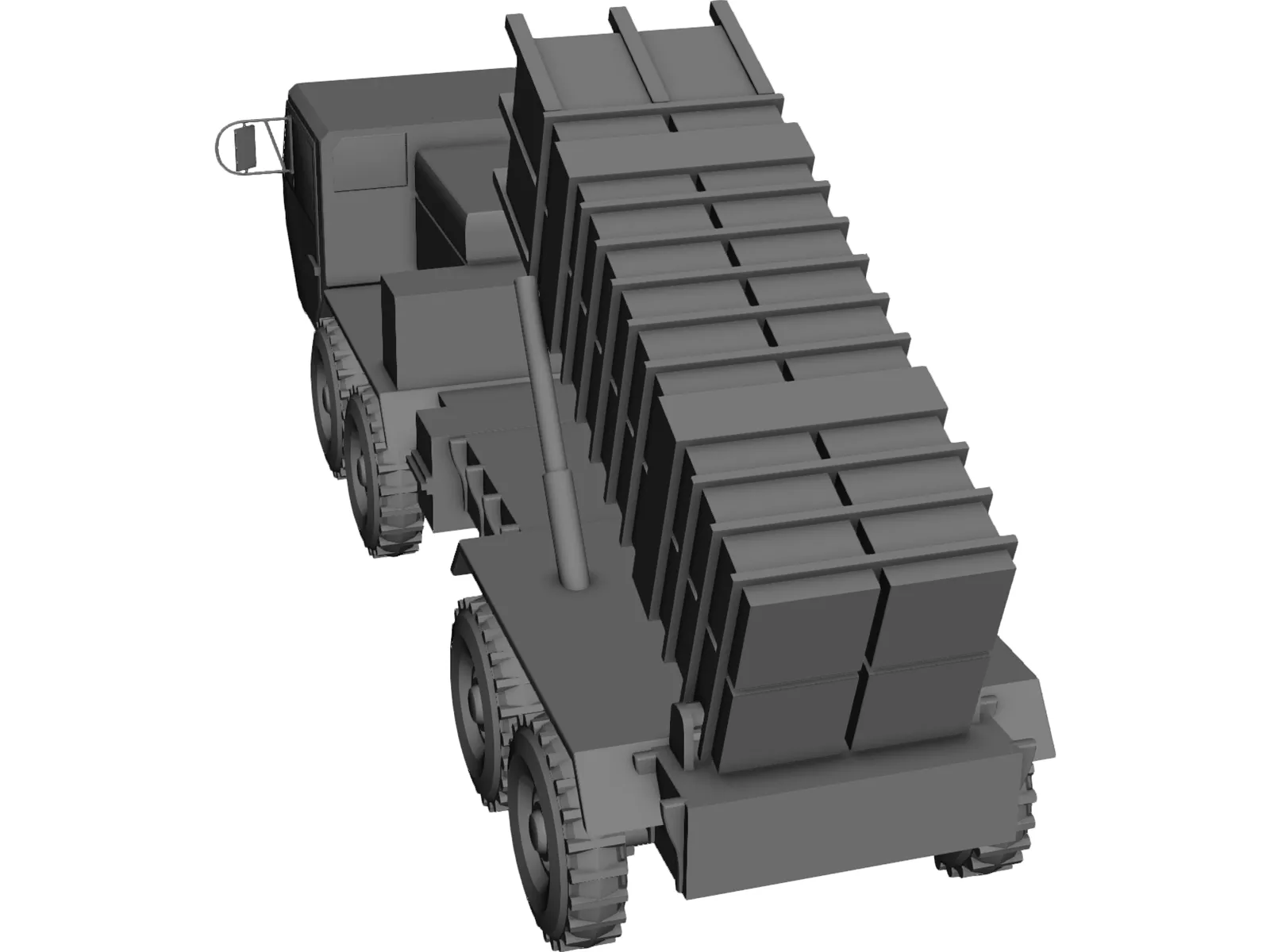 MIM-101 Patriot Mounted 3D Model main preview