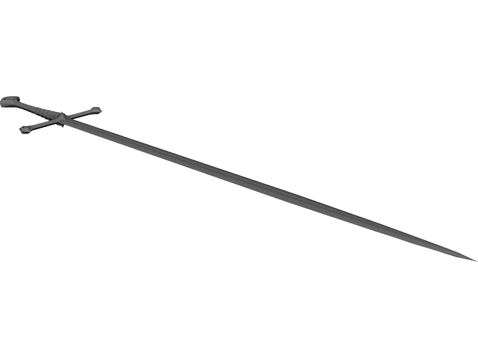 Anduril [Narsil] 3D Model main preview