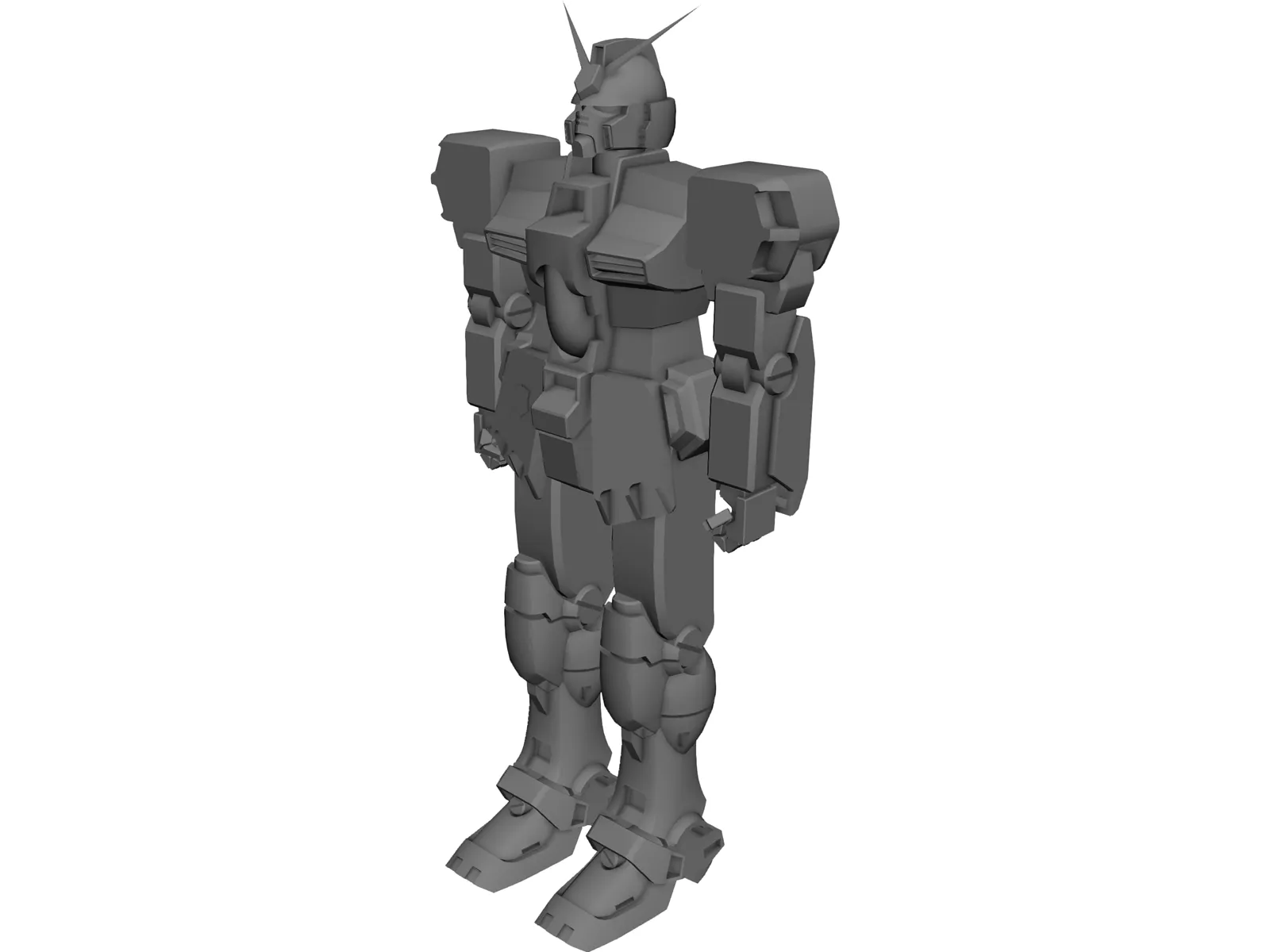 Gundam 3D Model main preview