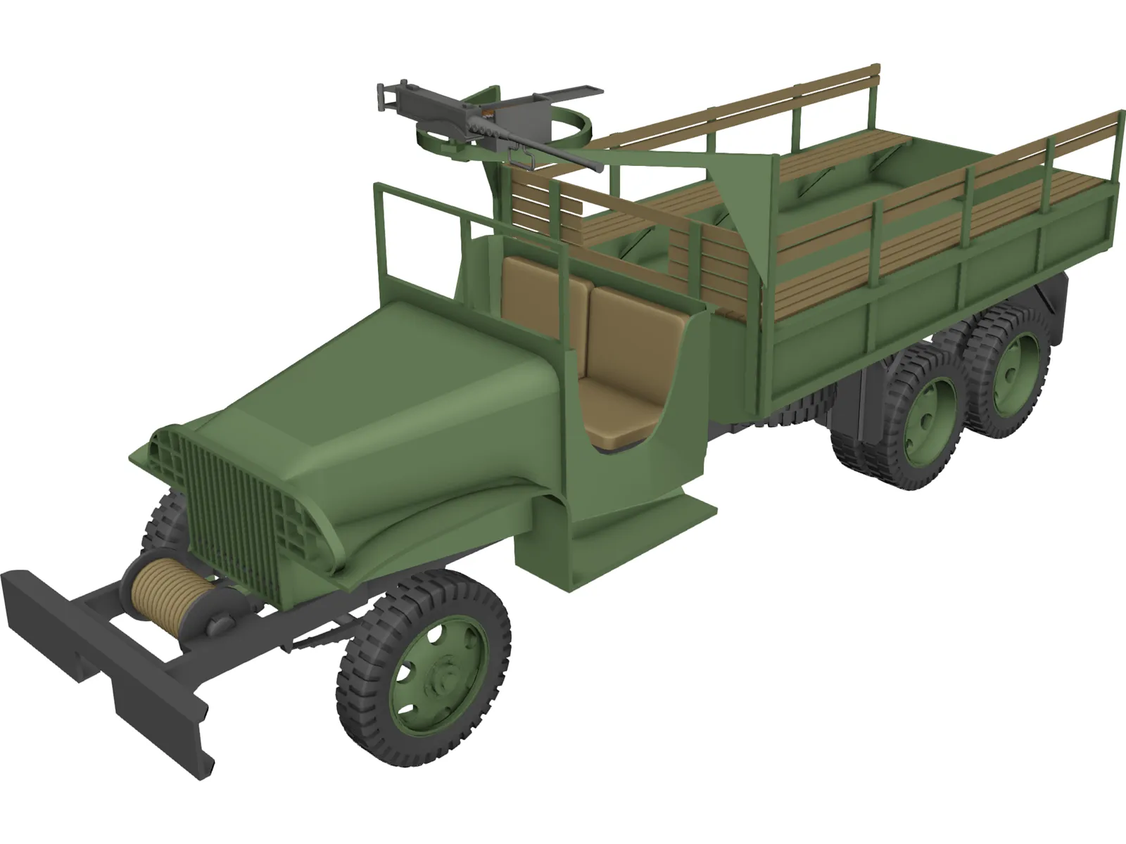 Truck 3D Model main preview