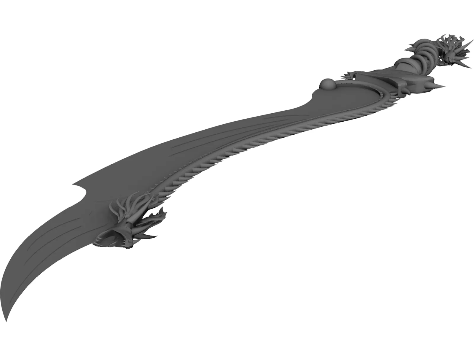 Sword Khans Death 3D Model main preview