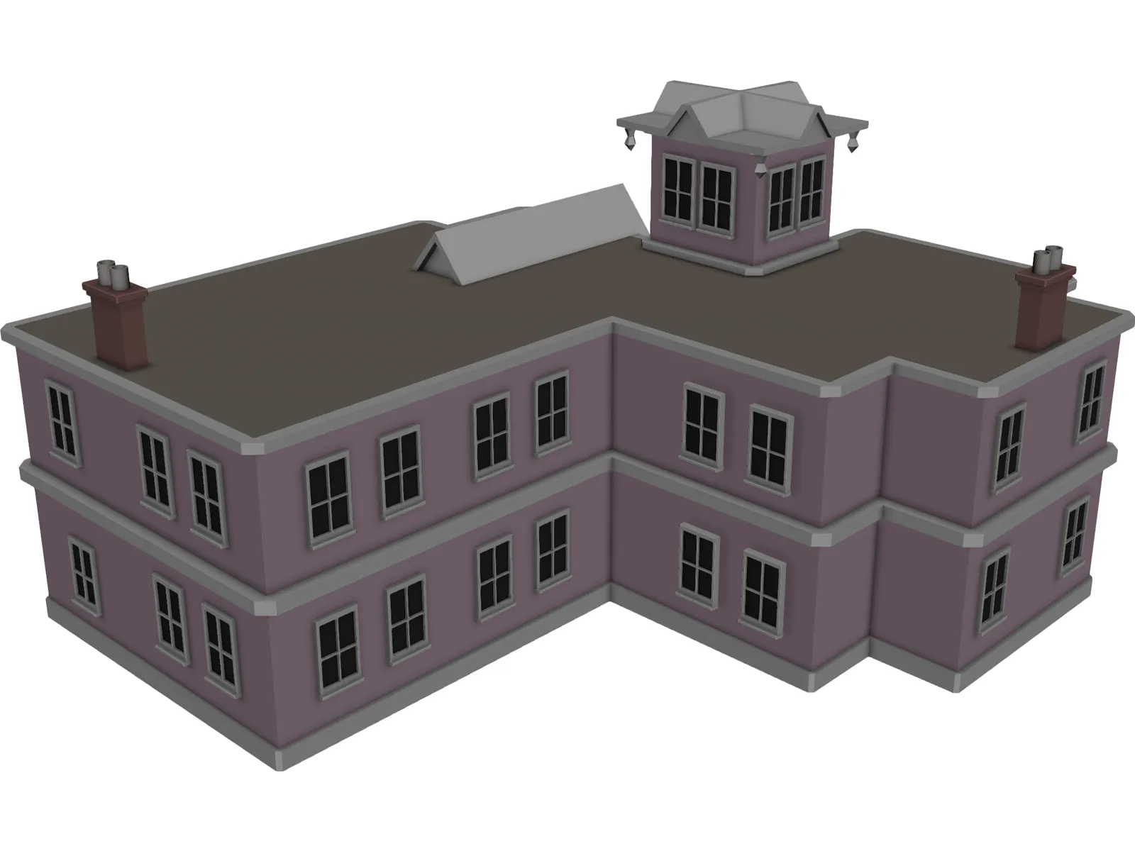 House Victorian 3D Model main preview