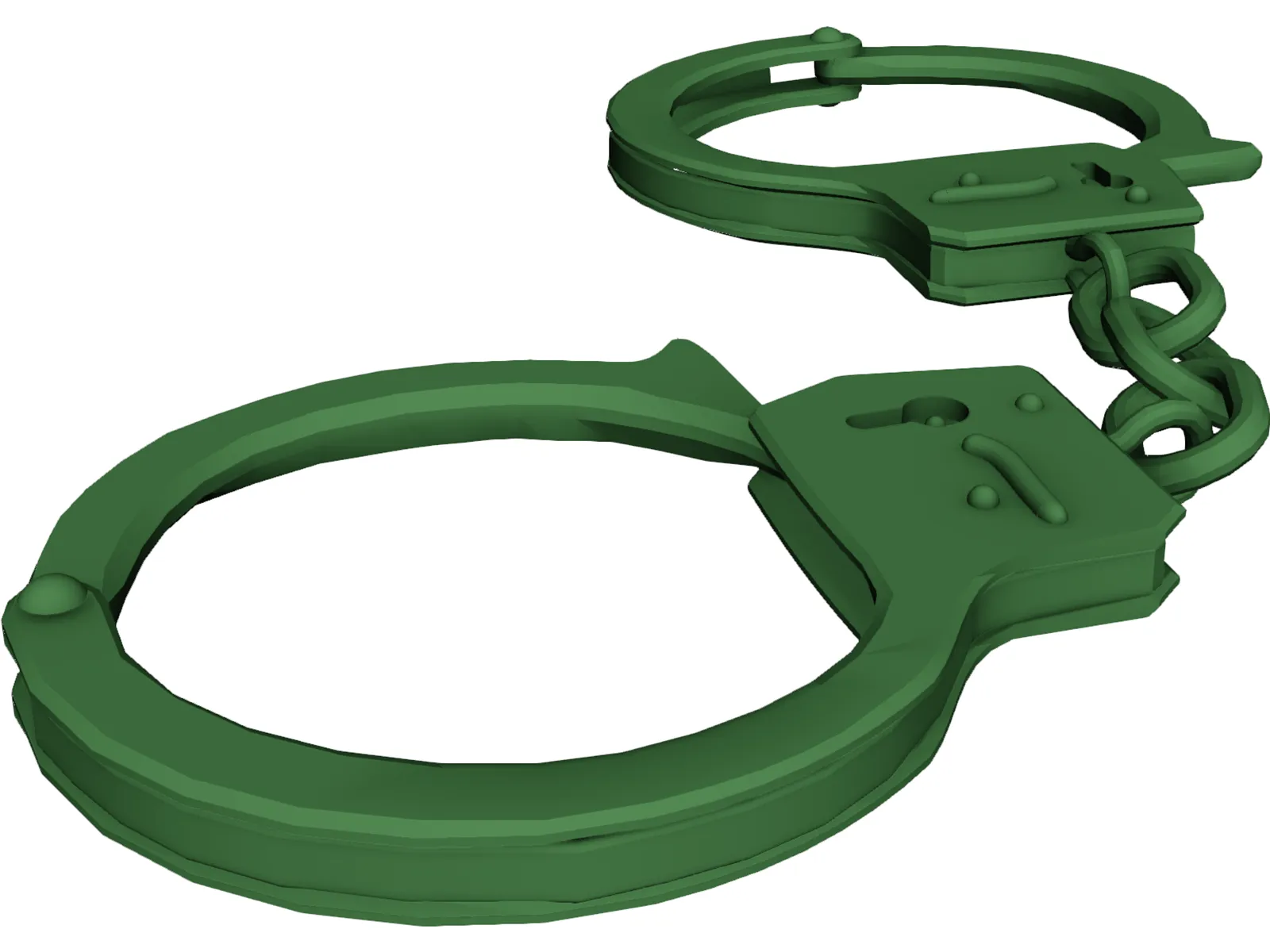 Handcuffs 3D Model main preview