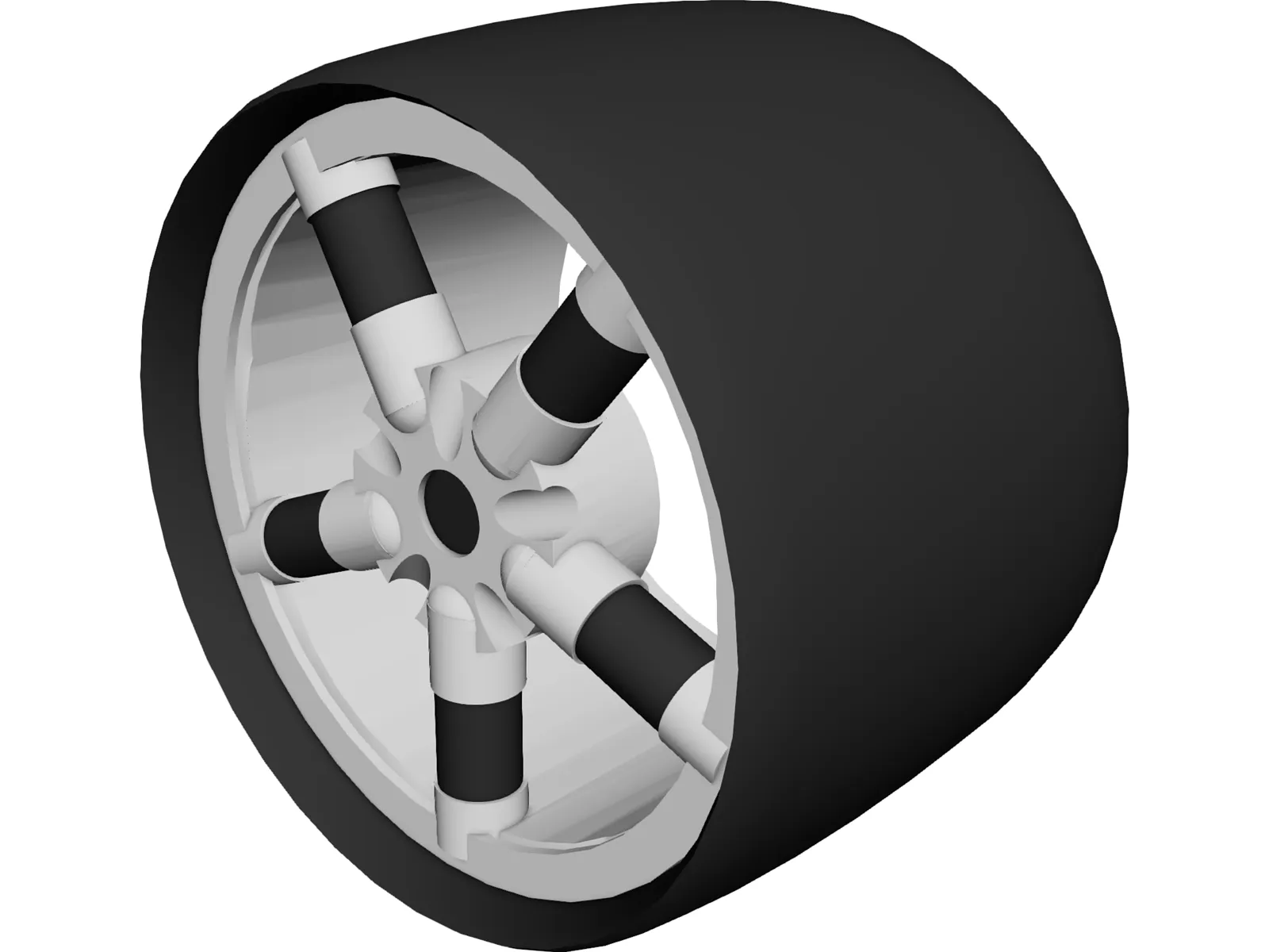 Wheel 3D Model main preview