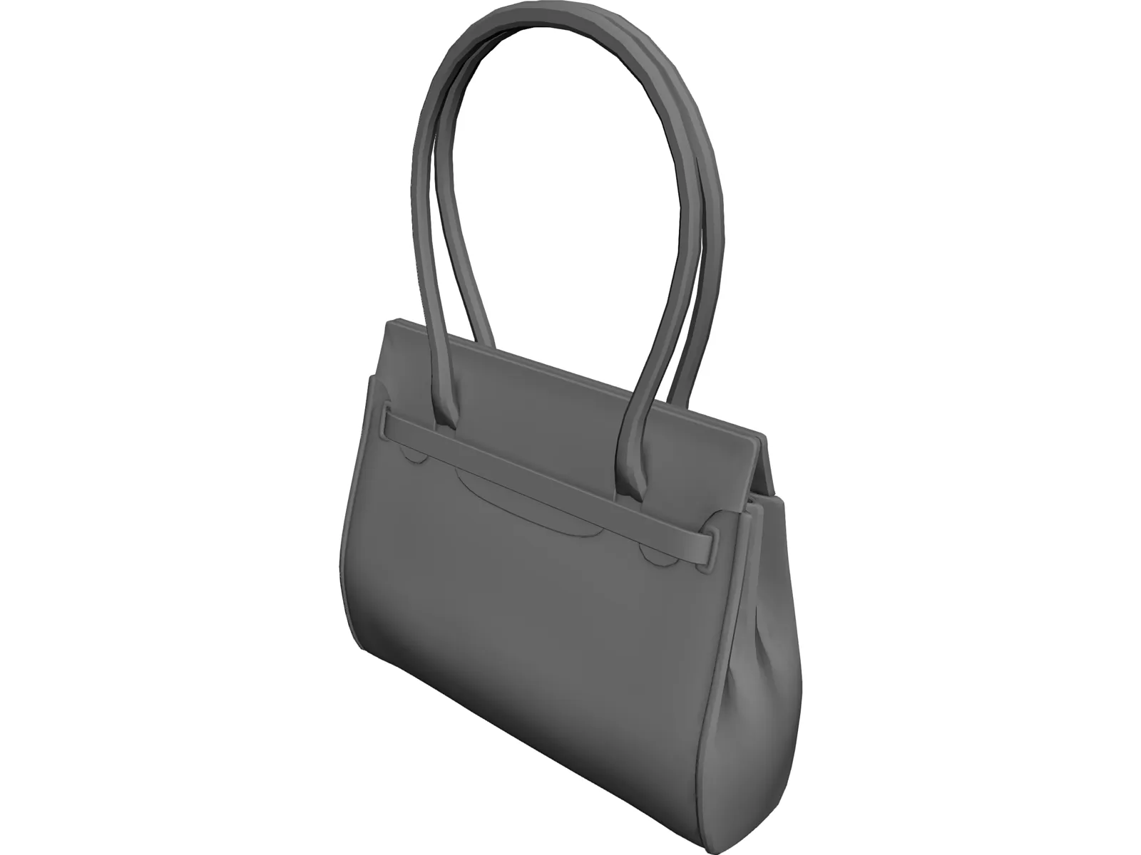 Ladies Handbag 3D Model main preview