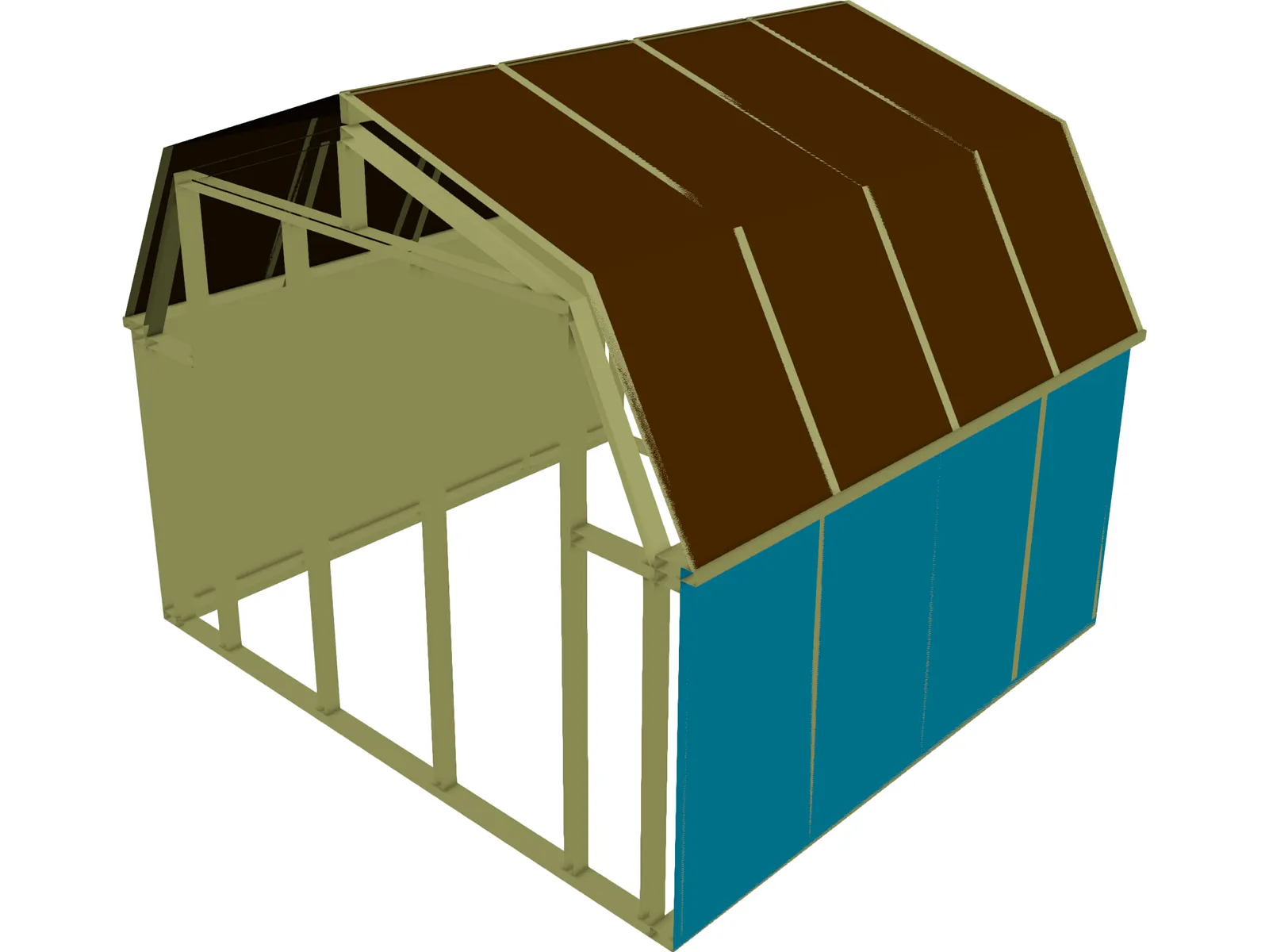 Cabana 3D Model main preview