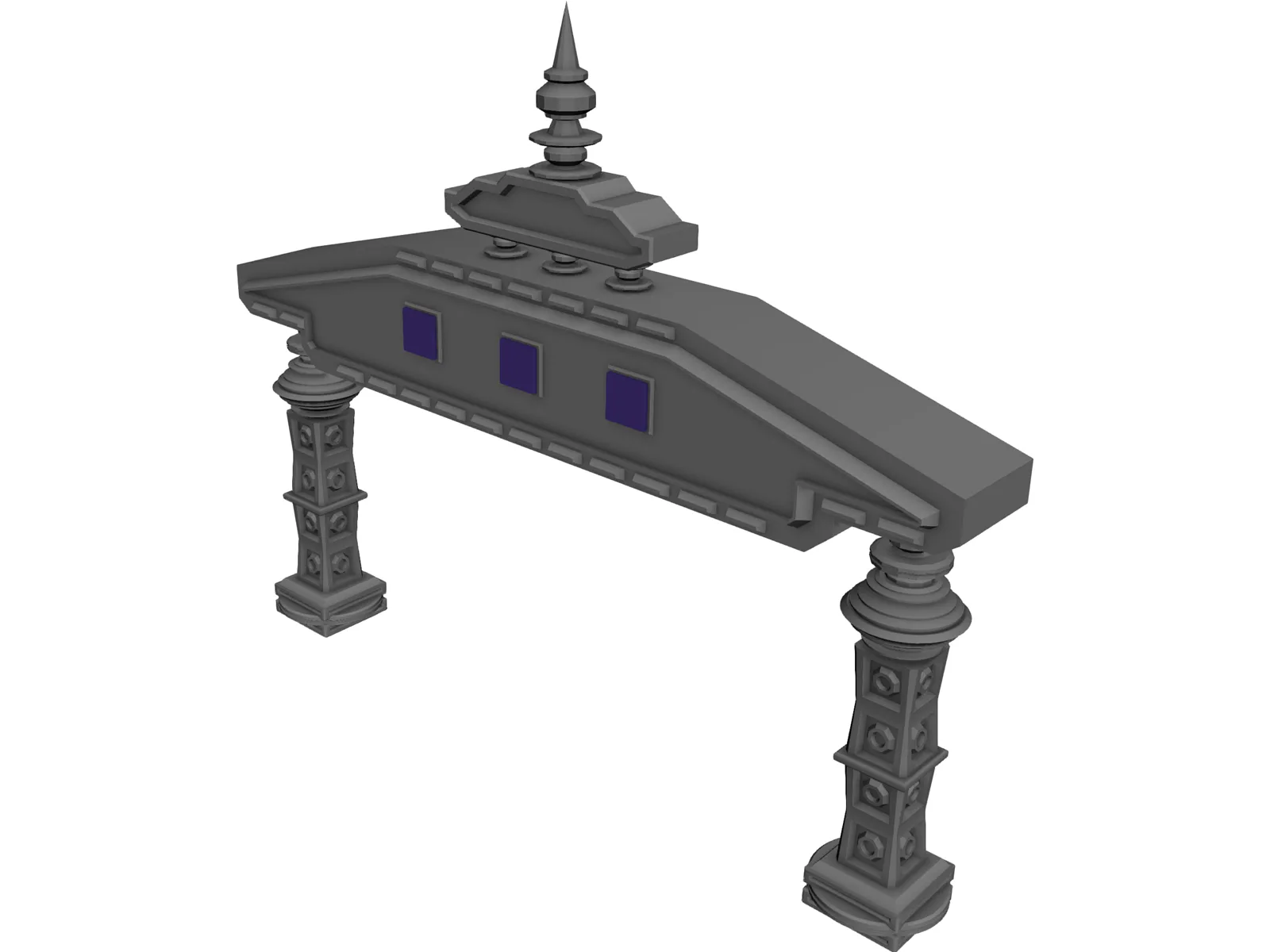 Arch Ceremonial 3D Model main preview