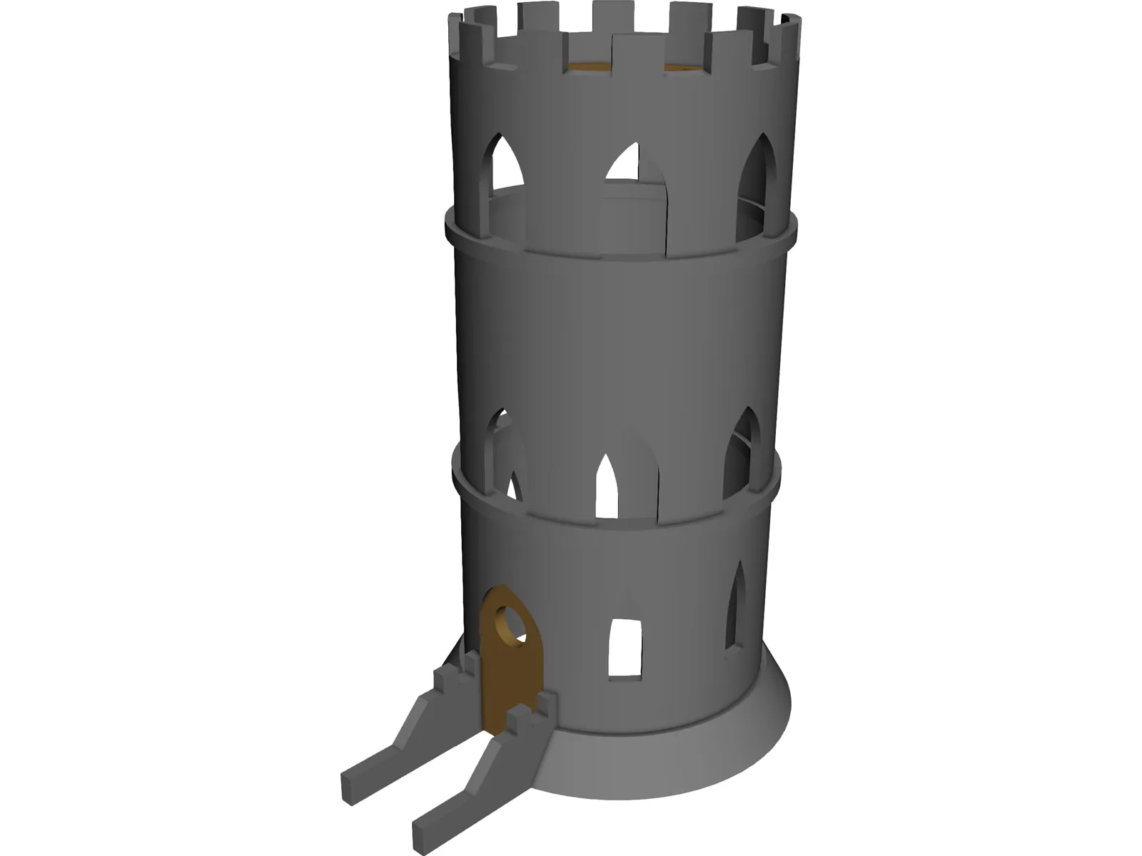 Tower Prison 3D Model main preview