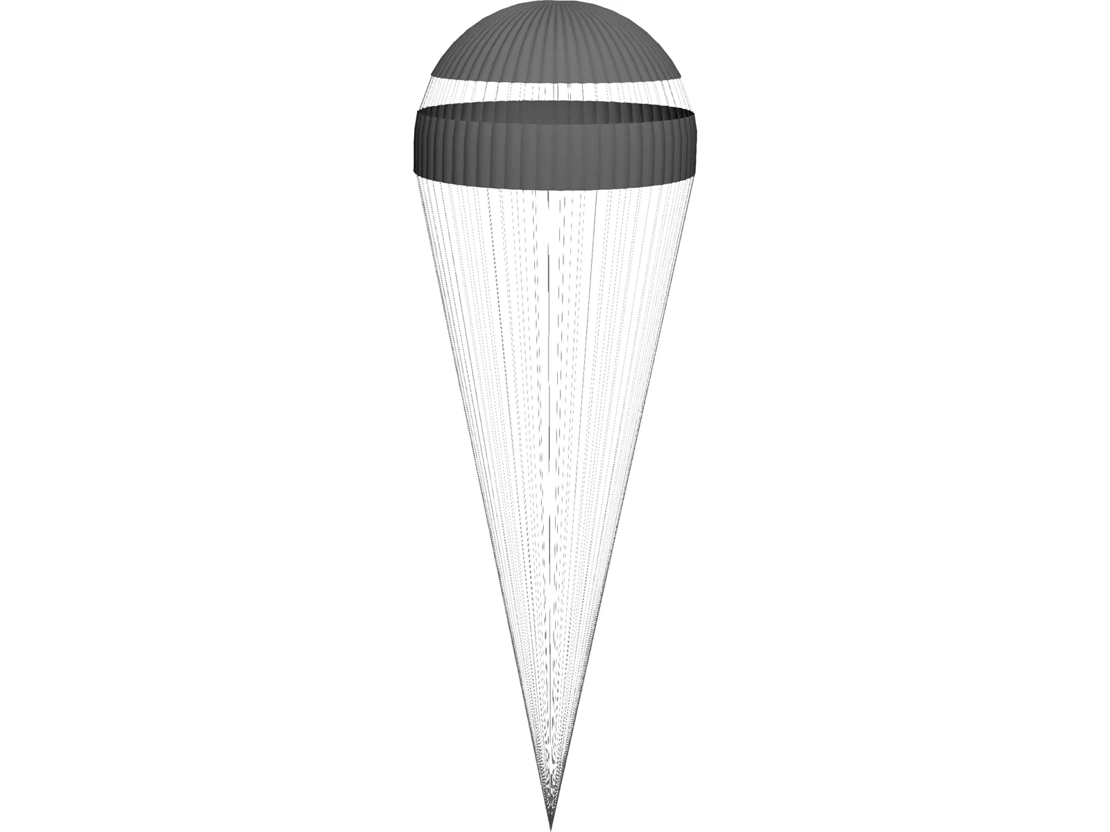 MER Parachute 3D Model main preview