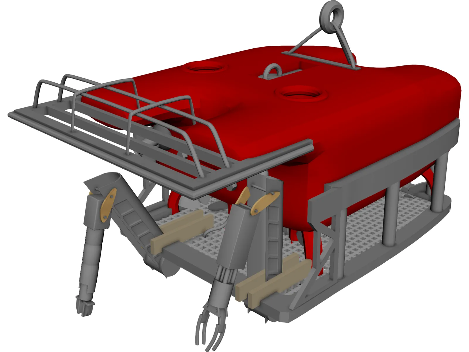 Quest Deep Sea Sub 3D Model main preview