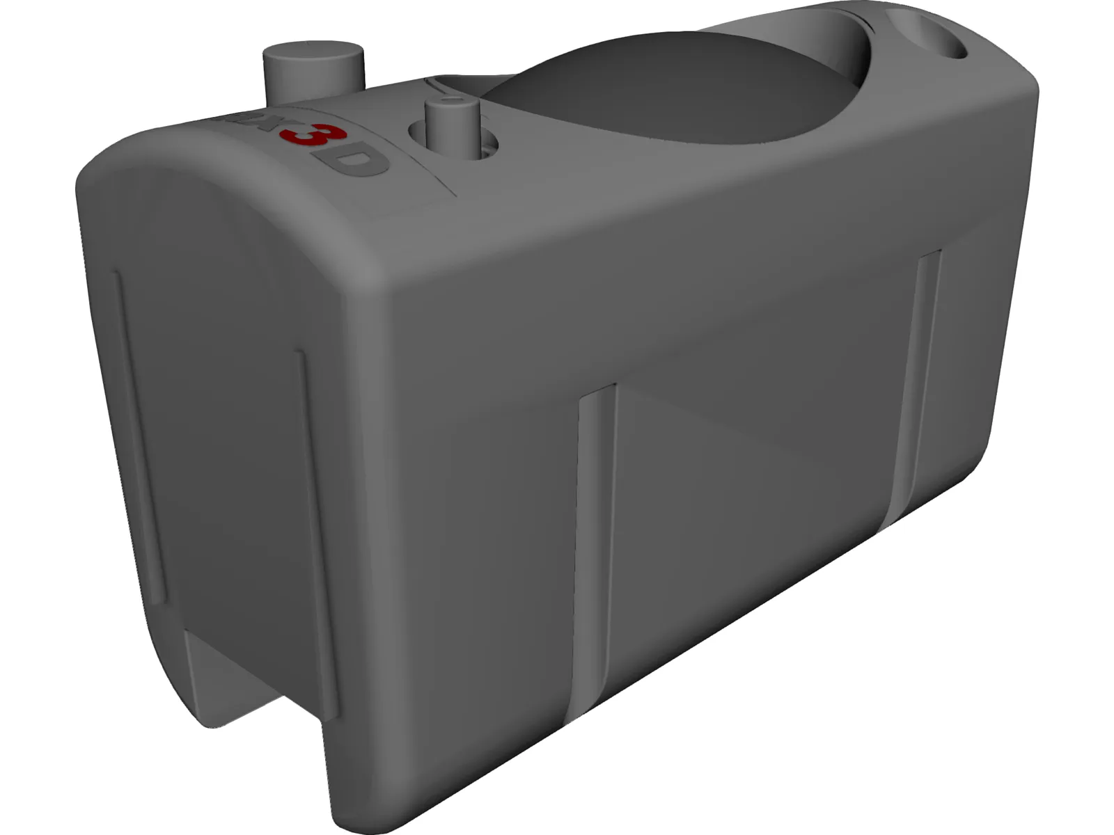 Computer Speaker 3D Model main preview