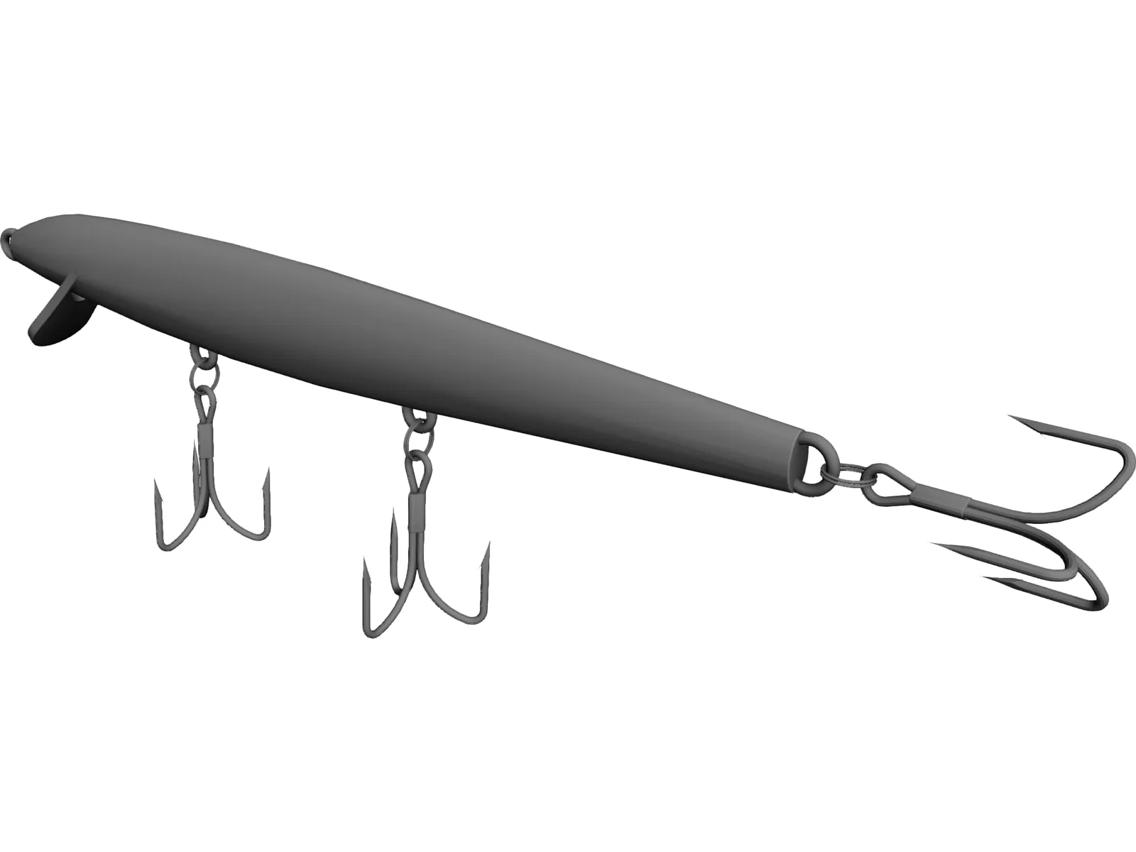 Fishing Lure 3D Model main preview