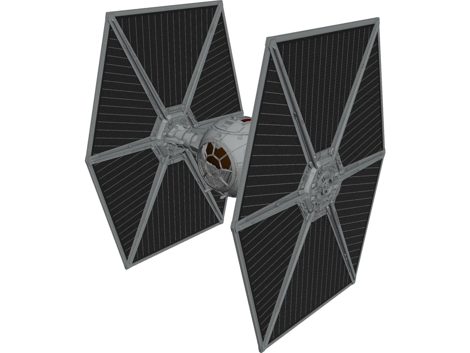 Star Wars Imperial TIE Fighter 3D Model main preview