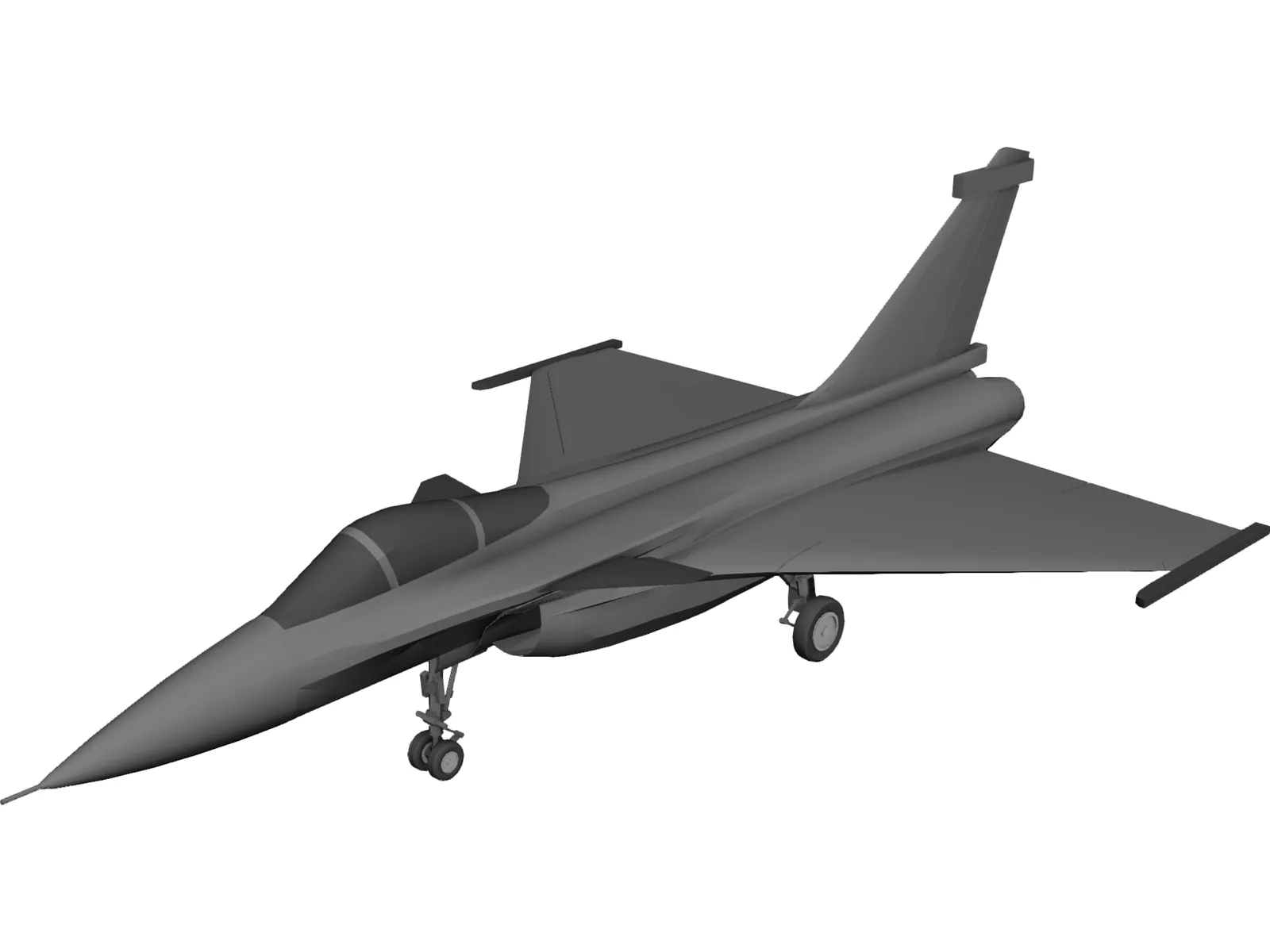 Dassault Rafale [+Gear] 3D Model main preview