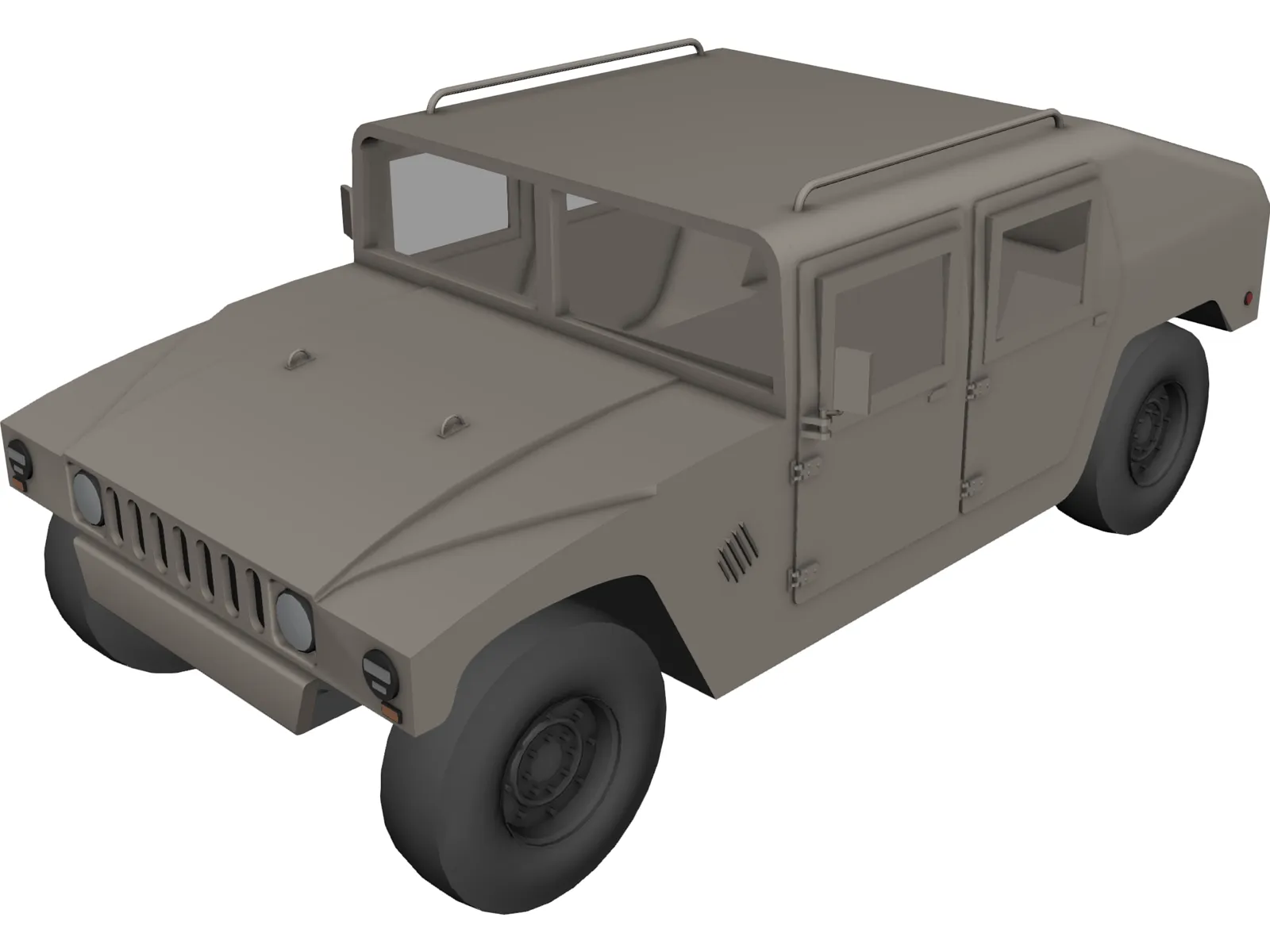 Hummer 3D Model main preview