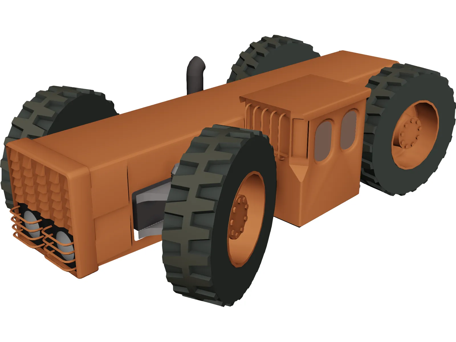 Tractor 3D Model main preview