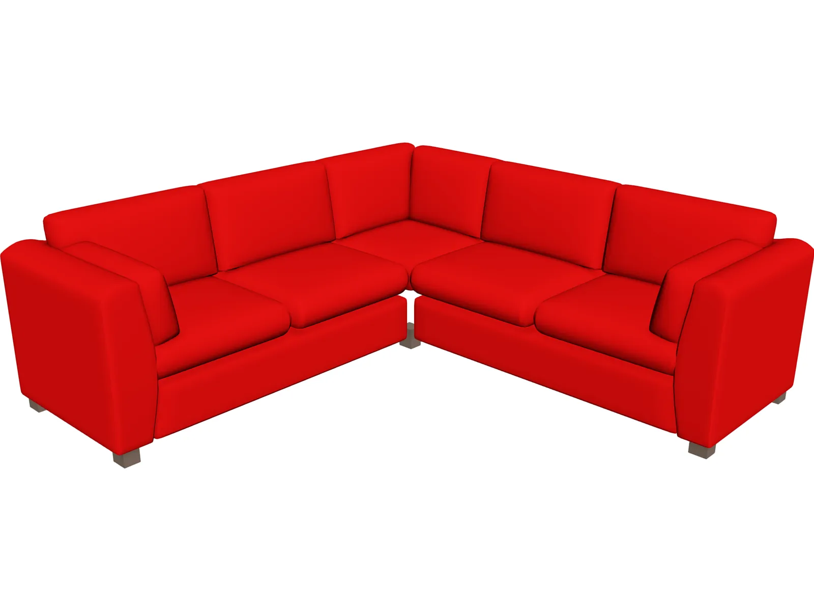 Couch Sectional 3D Model main preview
