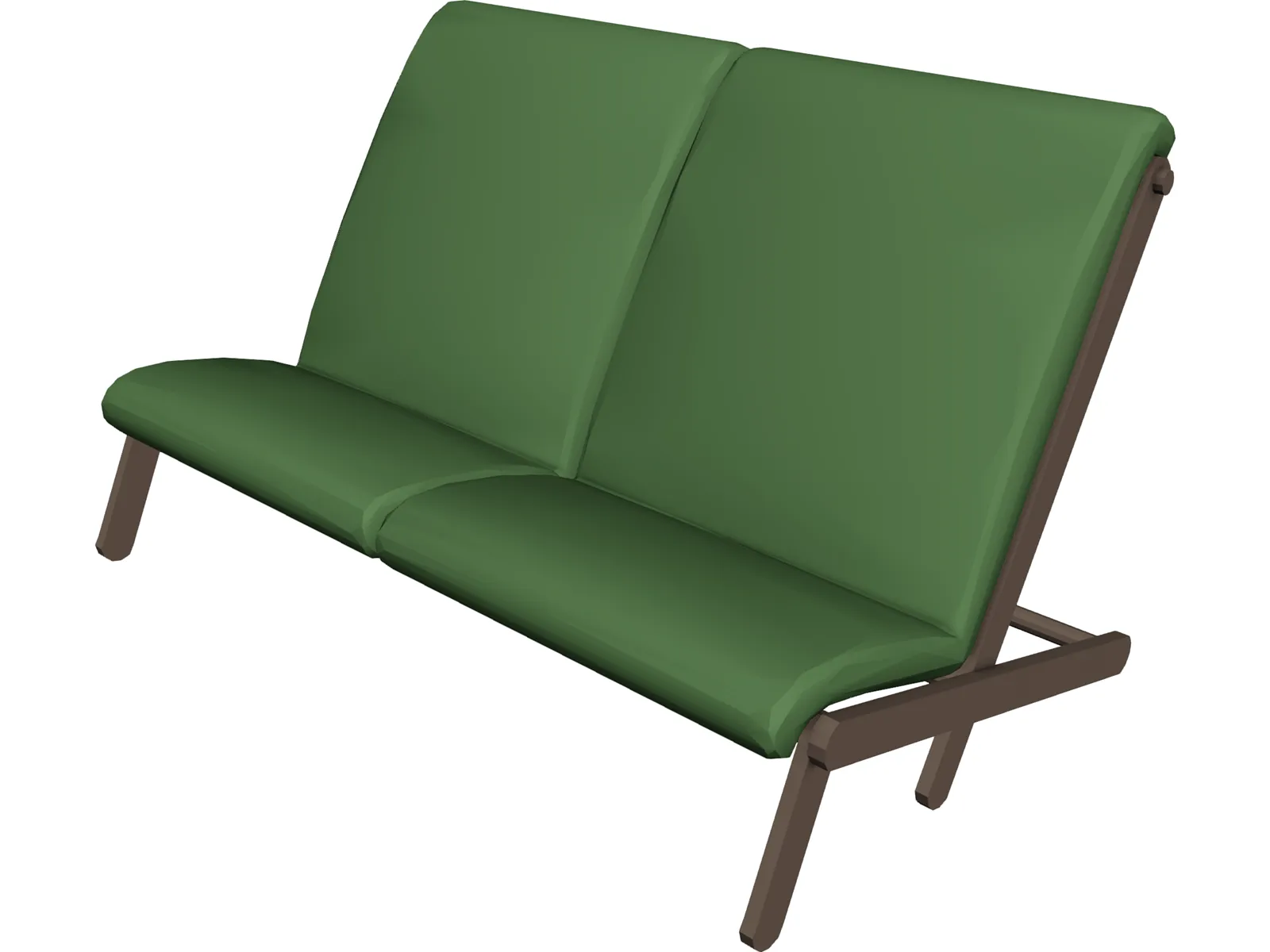 Couch Folding Contiki 3D Model main preview