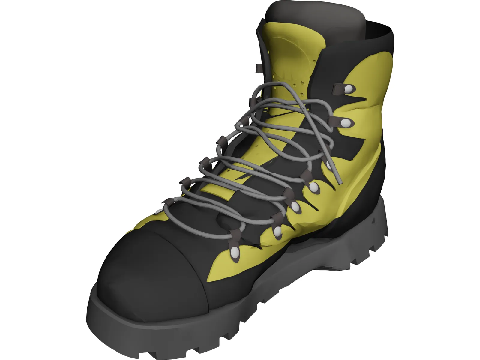 Boot Trekking 3D Model main preview