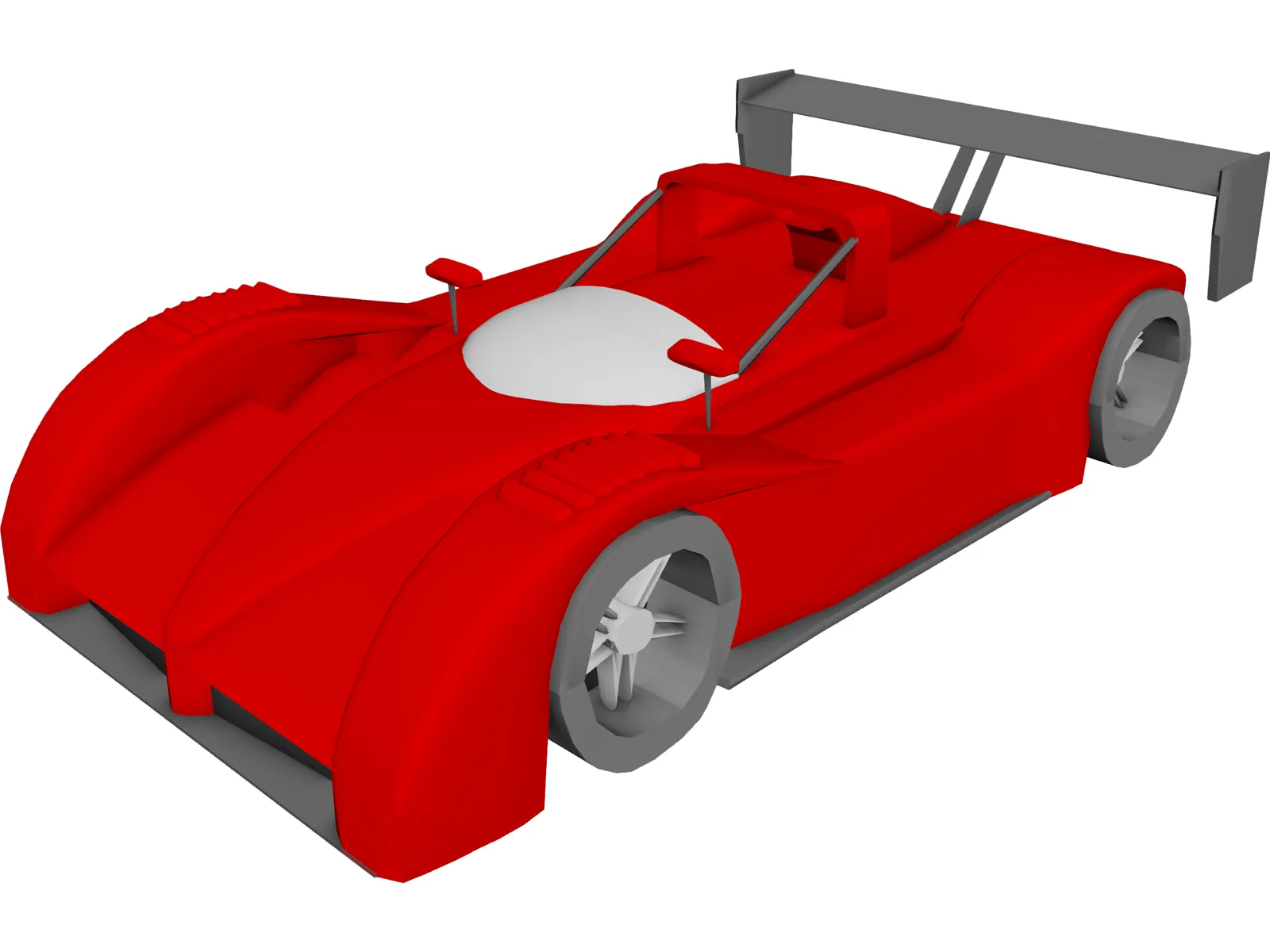 Ferrari GT 3D Model main preview