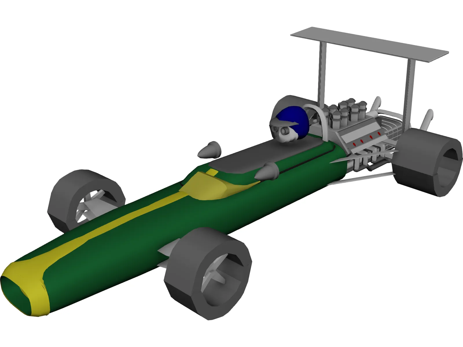 F1 Lotus 3D Model main preview