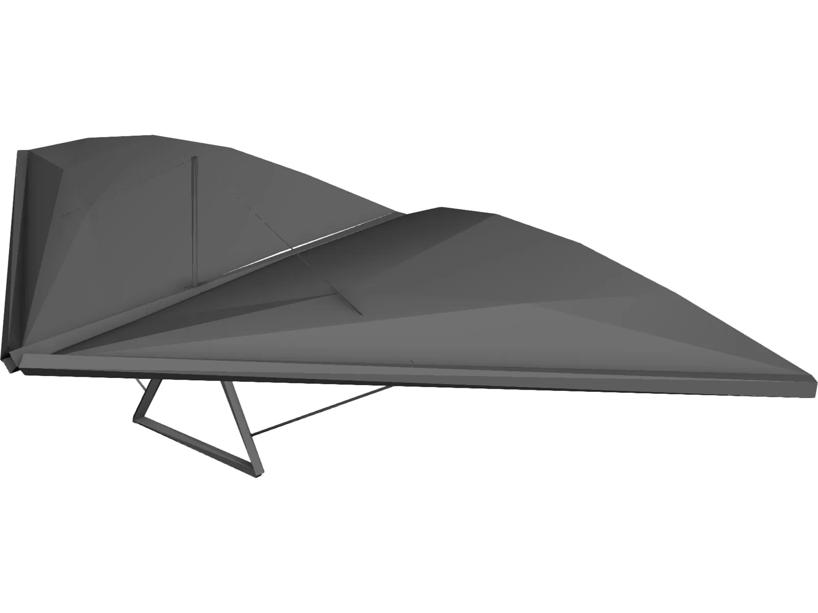 Hang Glider 3D Model main preview