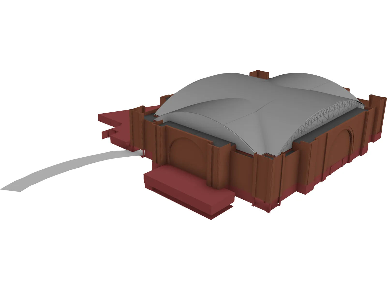 American Airlines Center Stadium [AAC] 3D Model main preview