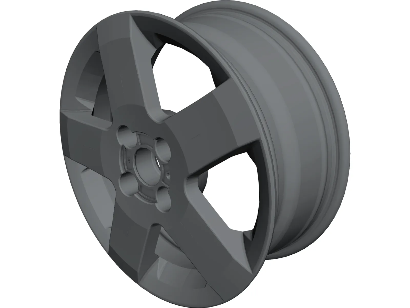 Rim 15inch Aluminum 3D Model main preview