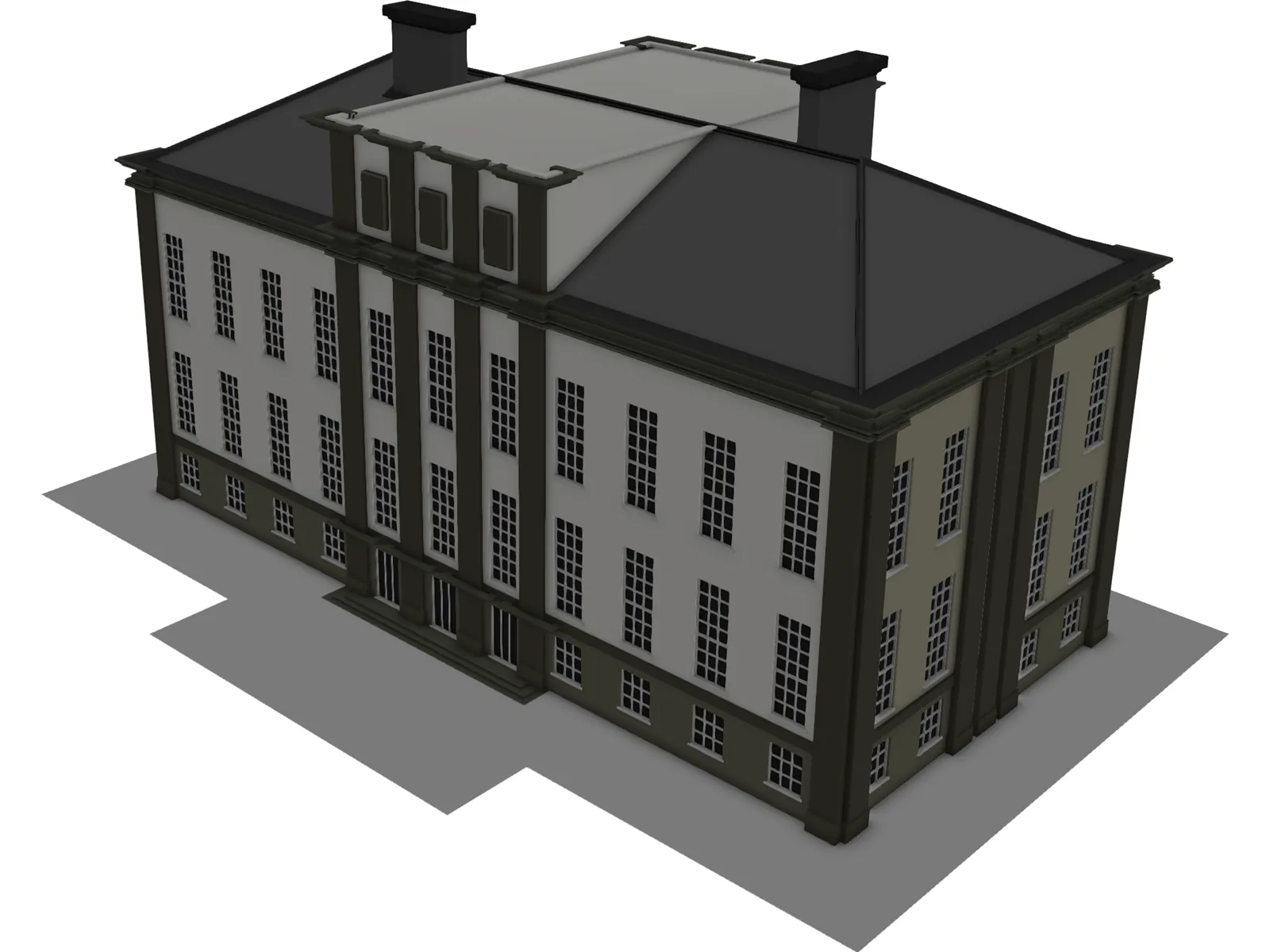 Building Old 3D Model main preview