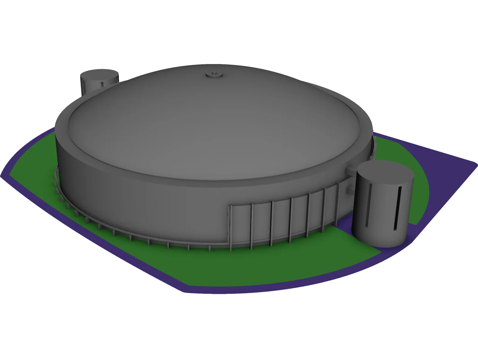 Astrodome Houston 3D Model main preview