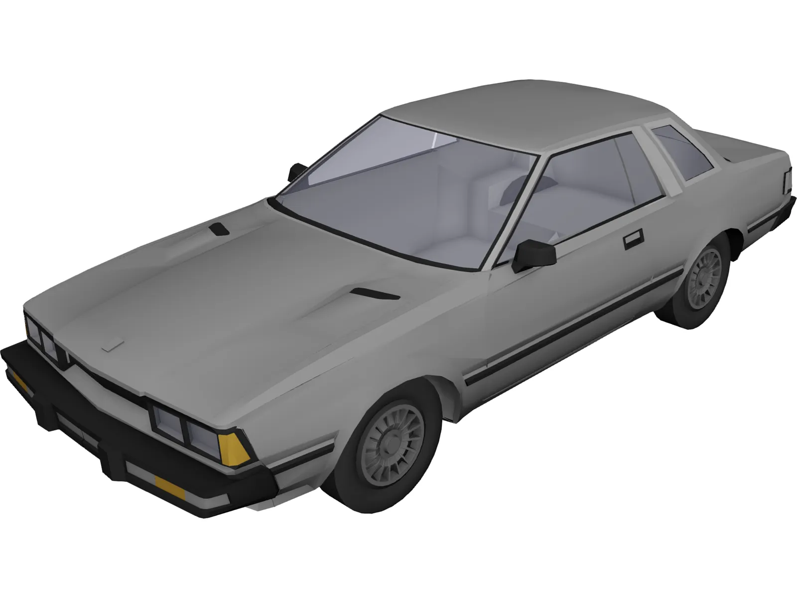 Nissan Silvia S110 3D Model main preview