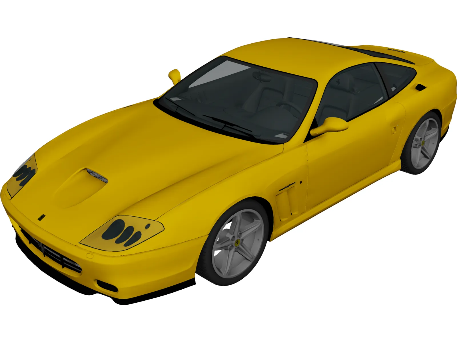 Ferrari 575M Maranello (2002) 3D Model main preview