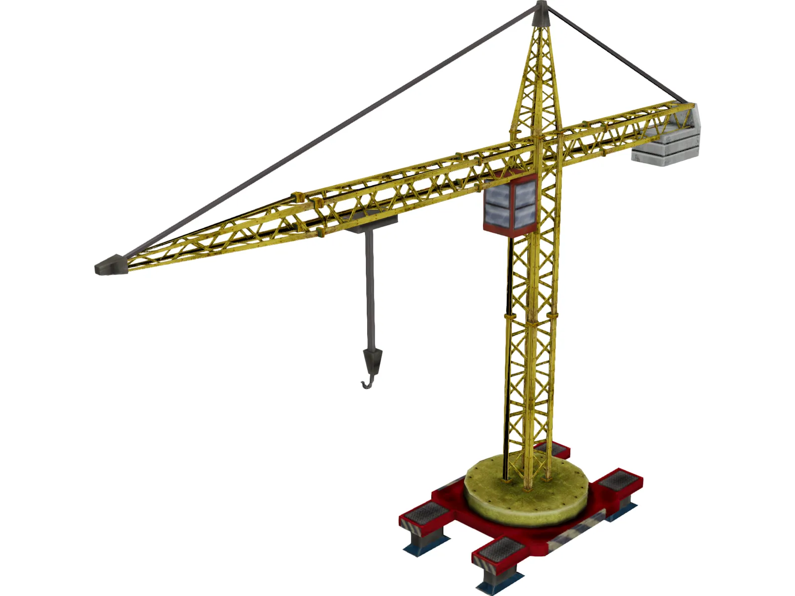 Crane 3D Model main preview