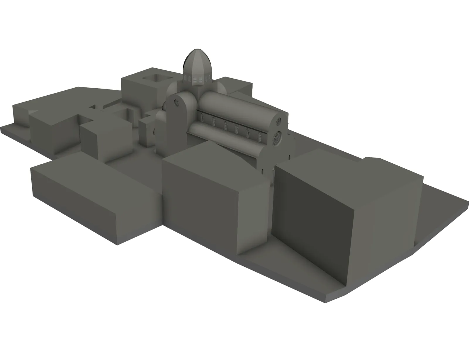 Sibenik Castle 3D Model main preview